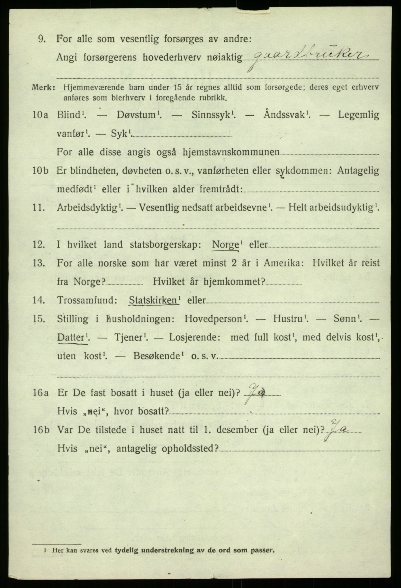 SAB, 1920 census for Alversund, 1920, p. 4831