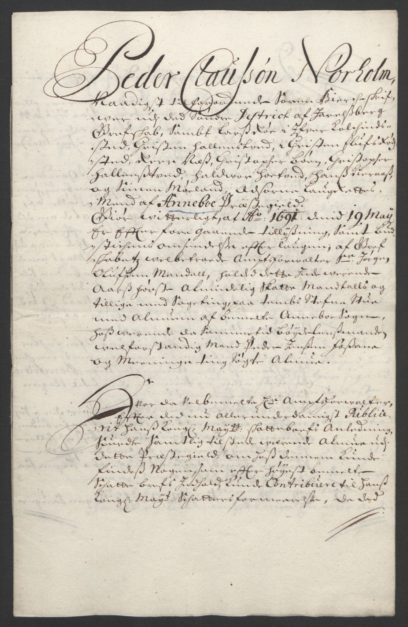 Rentekammeret inntil 1814, Reviderte regnskaper, Fogderegnskap, RA/EA-4092/R32/L1864: Fogderegnskap Jarlsberg grevskap, 1691, p. 420
