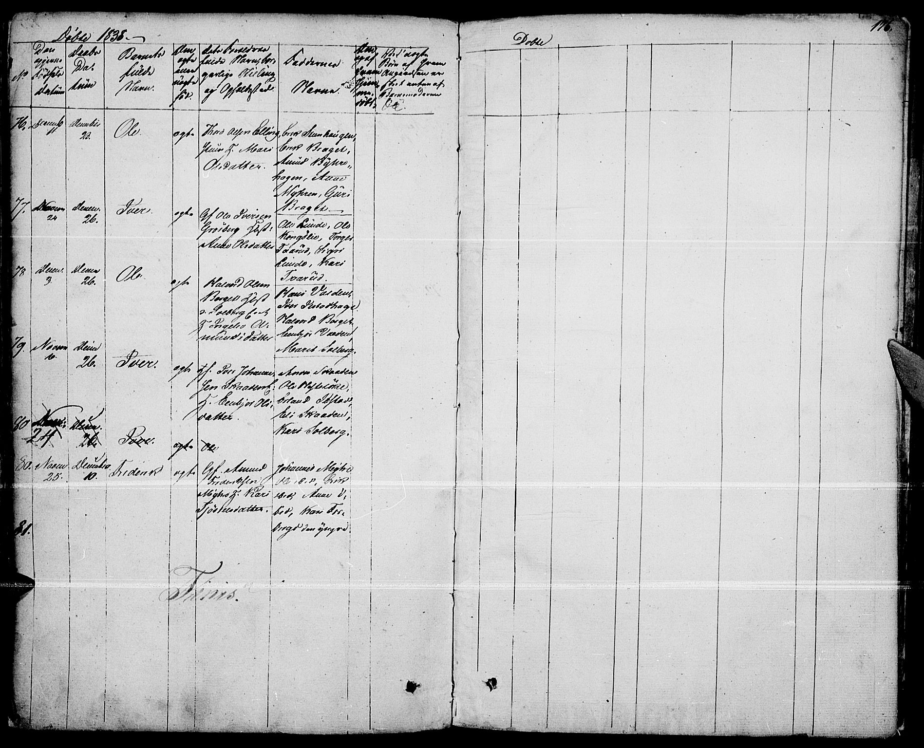 Fron prestekontor, AV/SAH-PREST-078/H/Ha/Haa/L0003: Parish register (official) no. 3, 1828-1838, p. 176