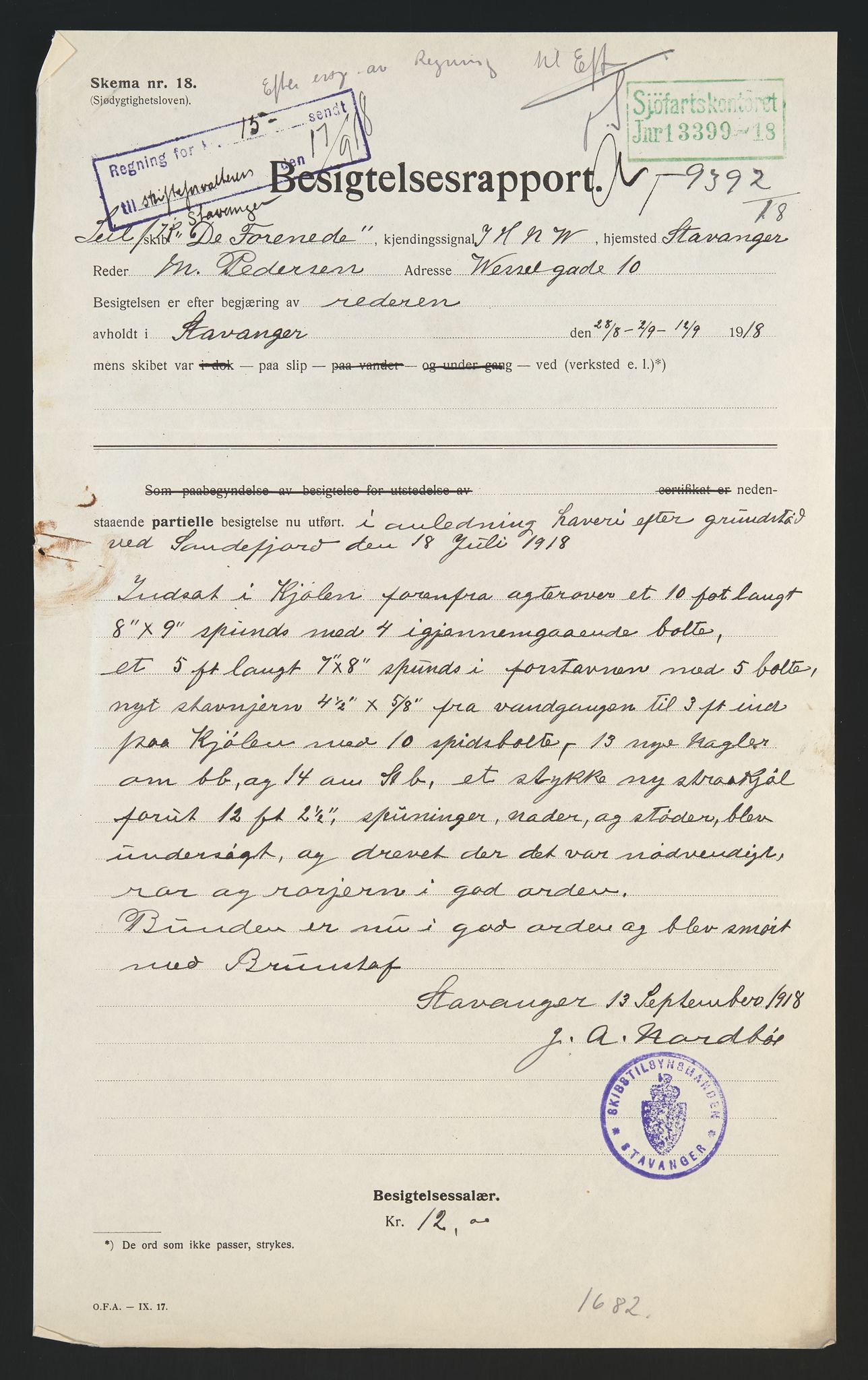 Sjøfartsdirektoratet med forløpere, skipsmapper slettede skip, AV/RA-S-4998/F/Fa/L0235: --, 1847-1930, p. 497