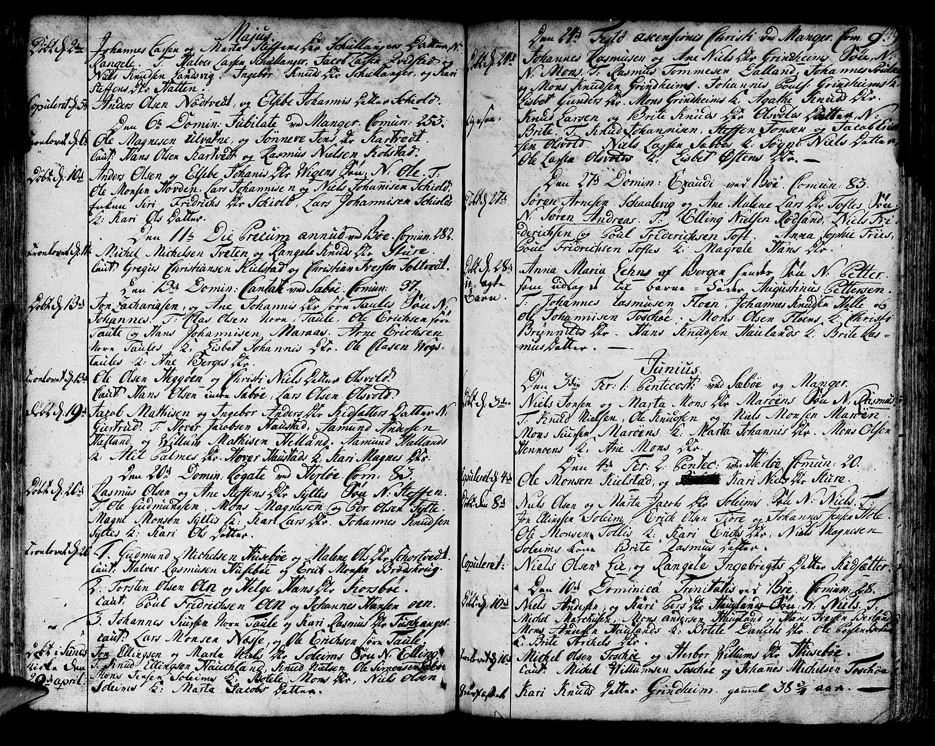 Manger sokneprestembete, AV/SAB-A-76801/H/Haa: Parish register (official) no. A 1, 1759-1791, p. 149