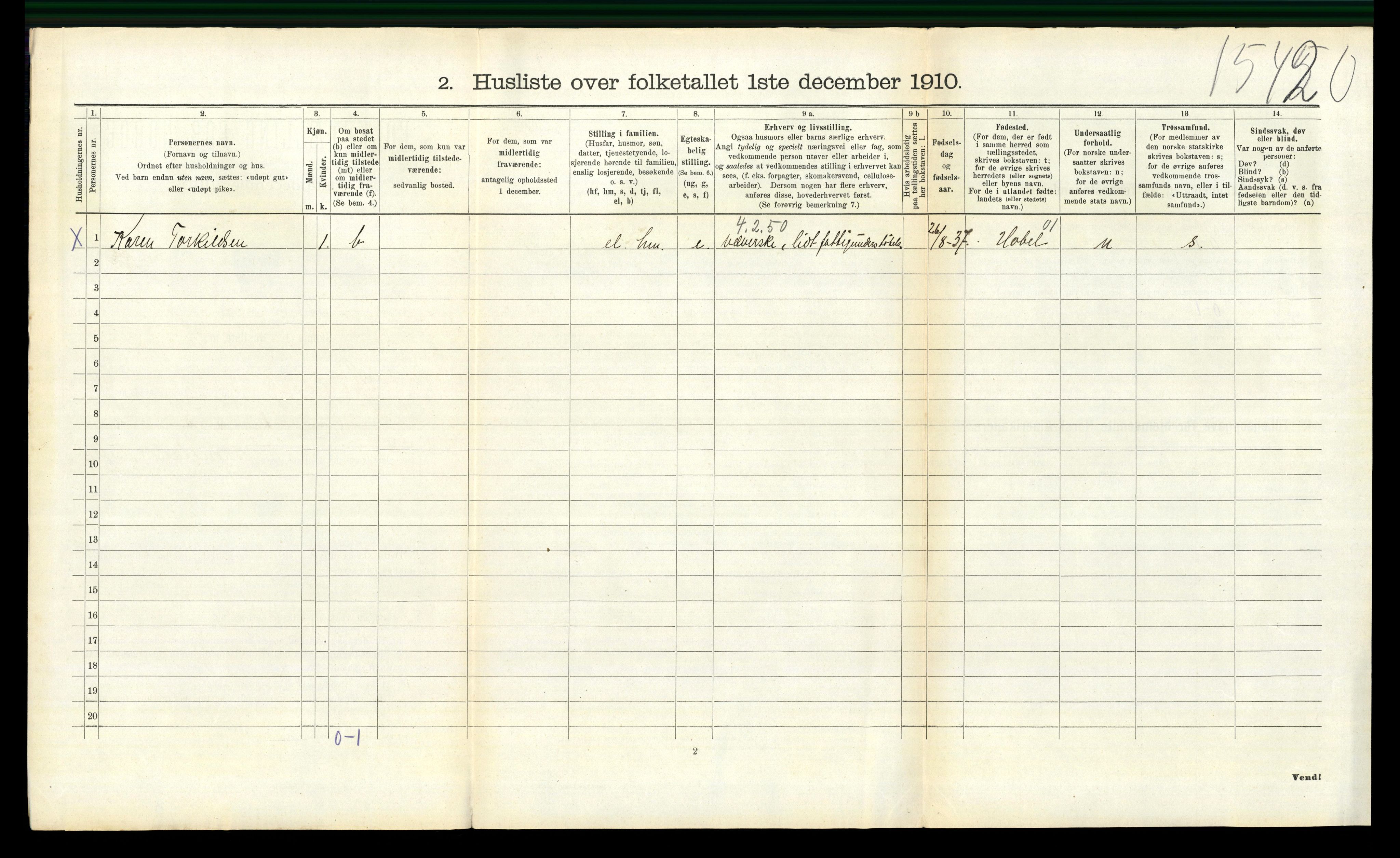 RA, 1910 census for Spydeberg, 1910, p. 706