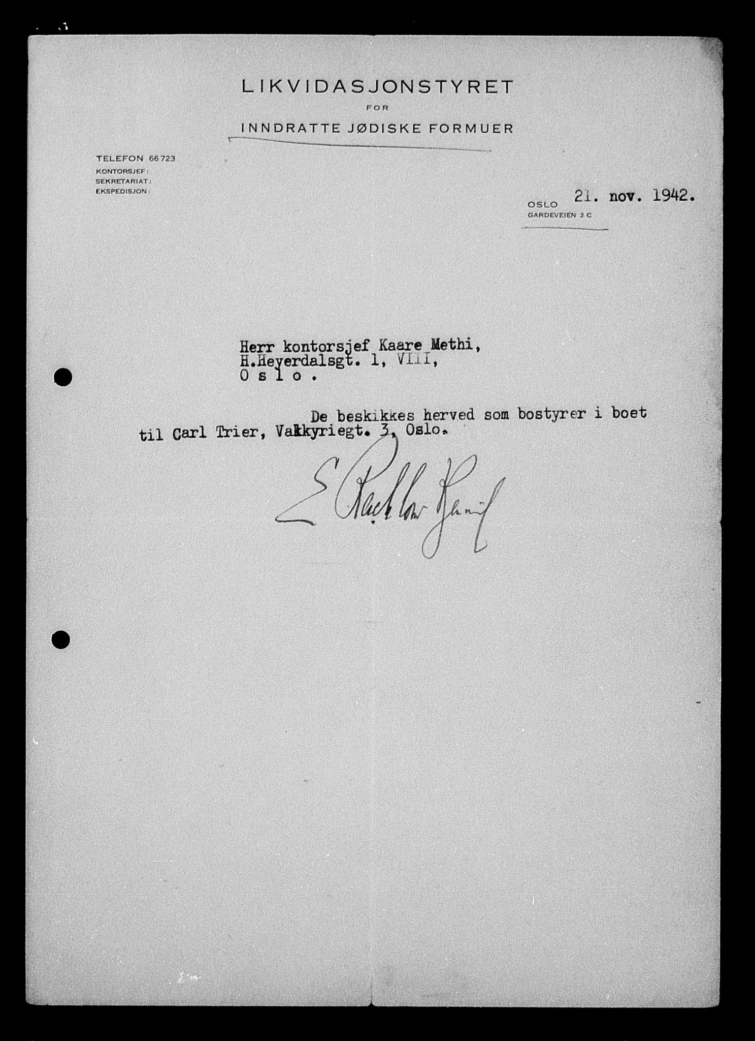Justisdepartementet, Tilbakeføringskontoret for inndratte formuer, AV/RA-S-1564/H/Hc/Hcc/L0984: --, 1945-1947, p. 323