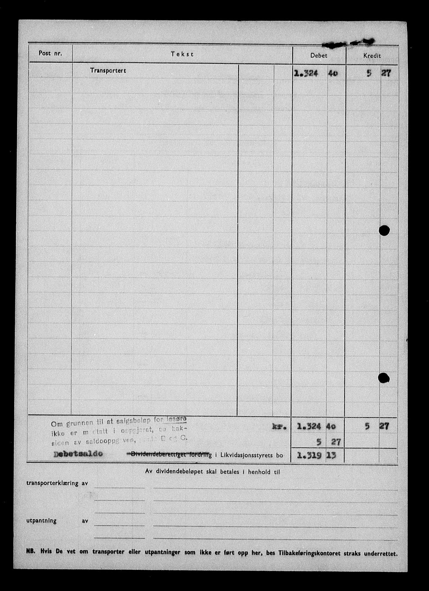 Justisdepartementet, Tilbakeføringskontoret for inndratte formuer, AV/RA-S-1564/H/Hc/Hcc/L0957: --, 1945-1947, p. 294