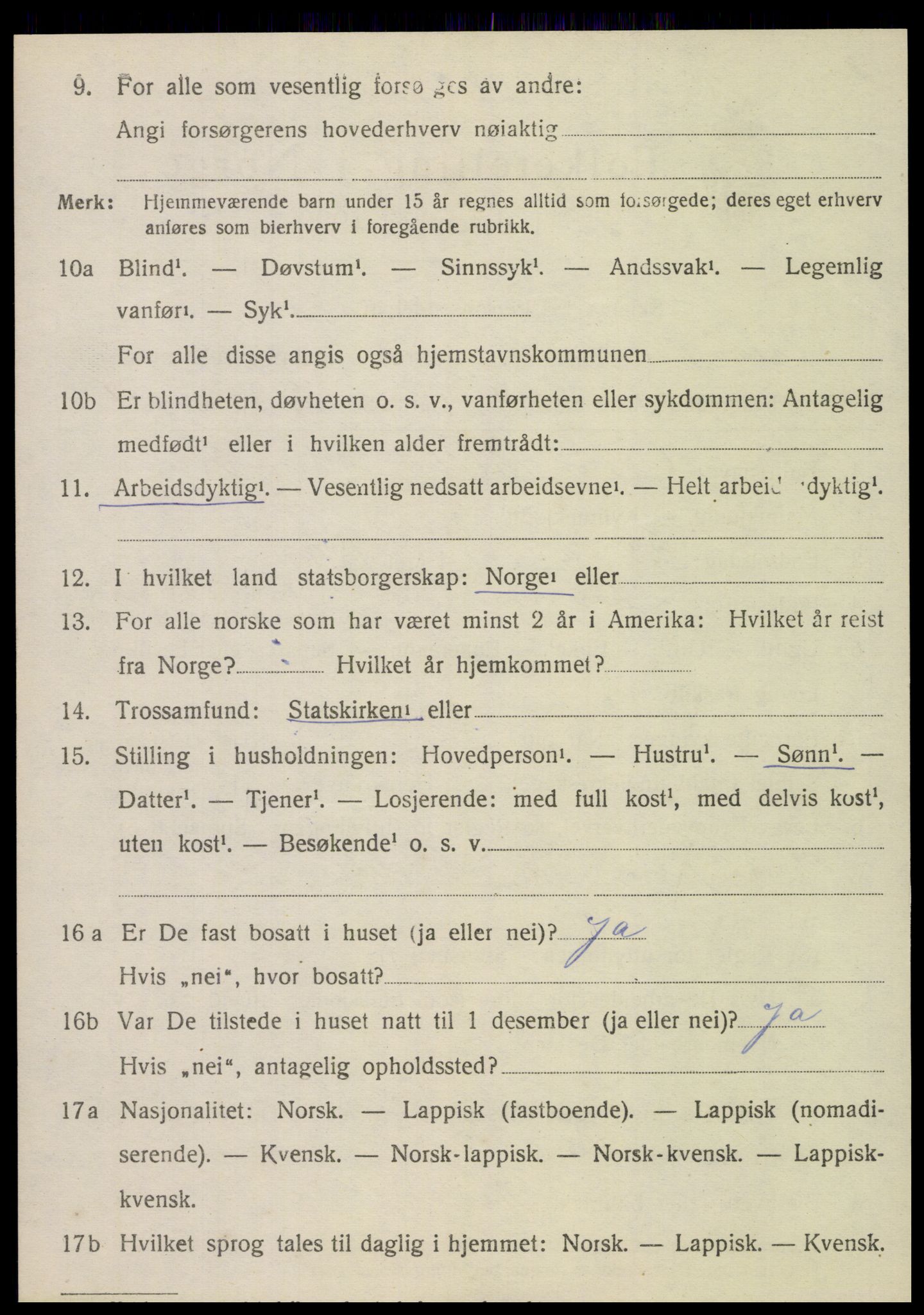 SAT, 1920 census for Herøy, 1920, p. 4125