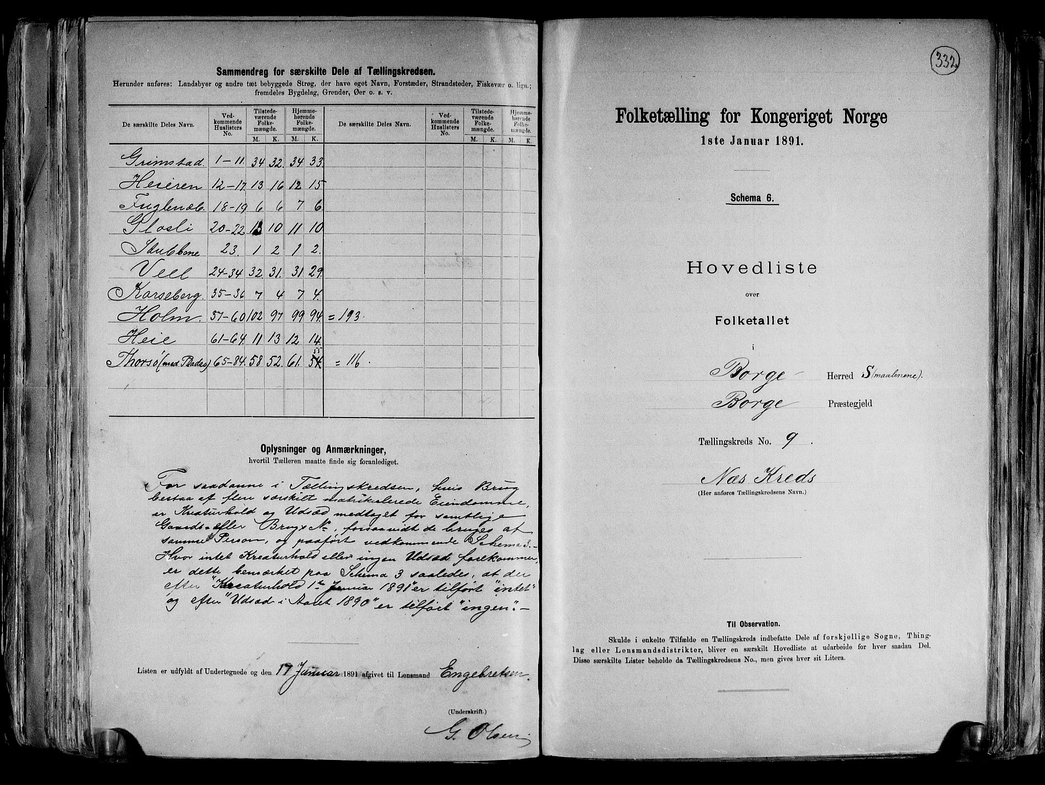 RA, 1891 census for 0113 Borge, 1891, p. 24