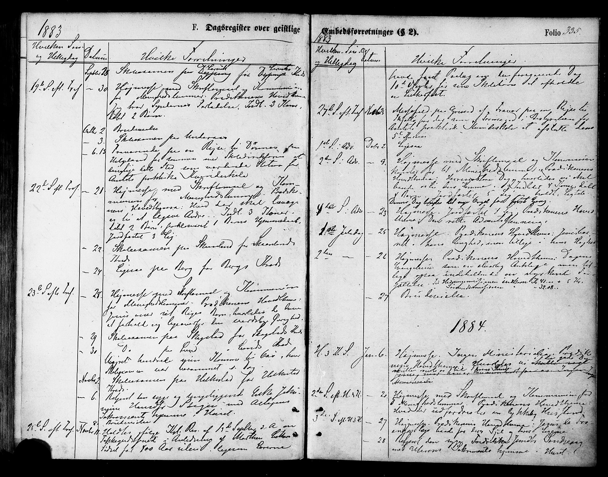 Ministerialprotokoller, klokkerbøker og fødselsregistre - Nordland, AV/SAT-A-1459/855/L0802: Parish register (official) no. 855A10, 1875-1886, p. 335