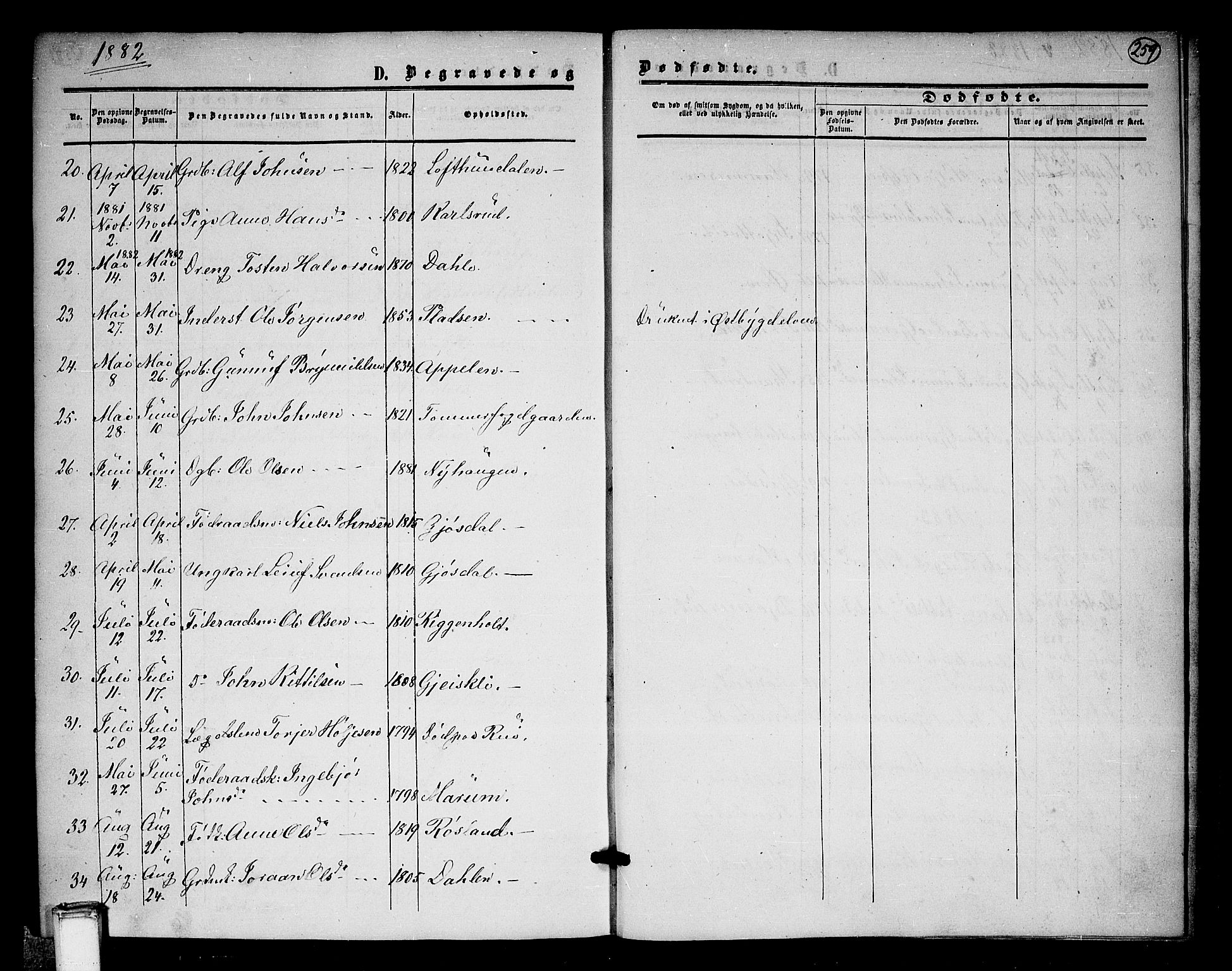 Tinn kirkebøker, SAKO/A-308/G/Ga/L0002: Parish register (copy) no. I 2, 1851-1883, p. 259