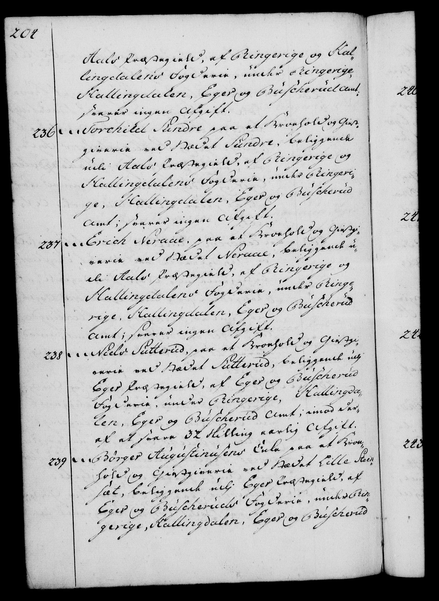 Rentekammeret, Kammerkanselliet, AV/RA-EA-3111/G/Gg/Gga/L0007: Norsk ekspedisjonsprotokoll med register (merket RK 53.7), 1759-1768, p. 204