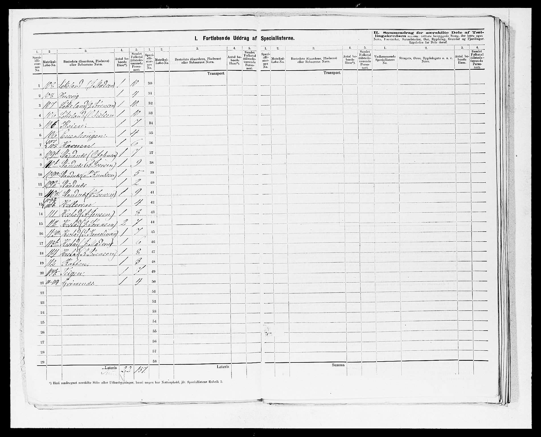 SAB, 1875 census for 1429P Ytre Holmedal, 1875, p. 19