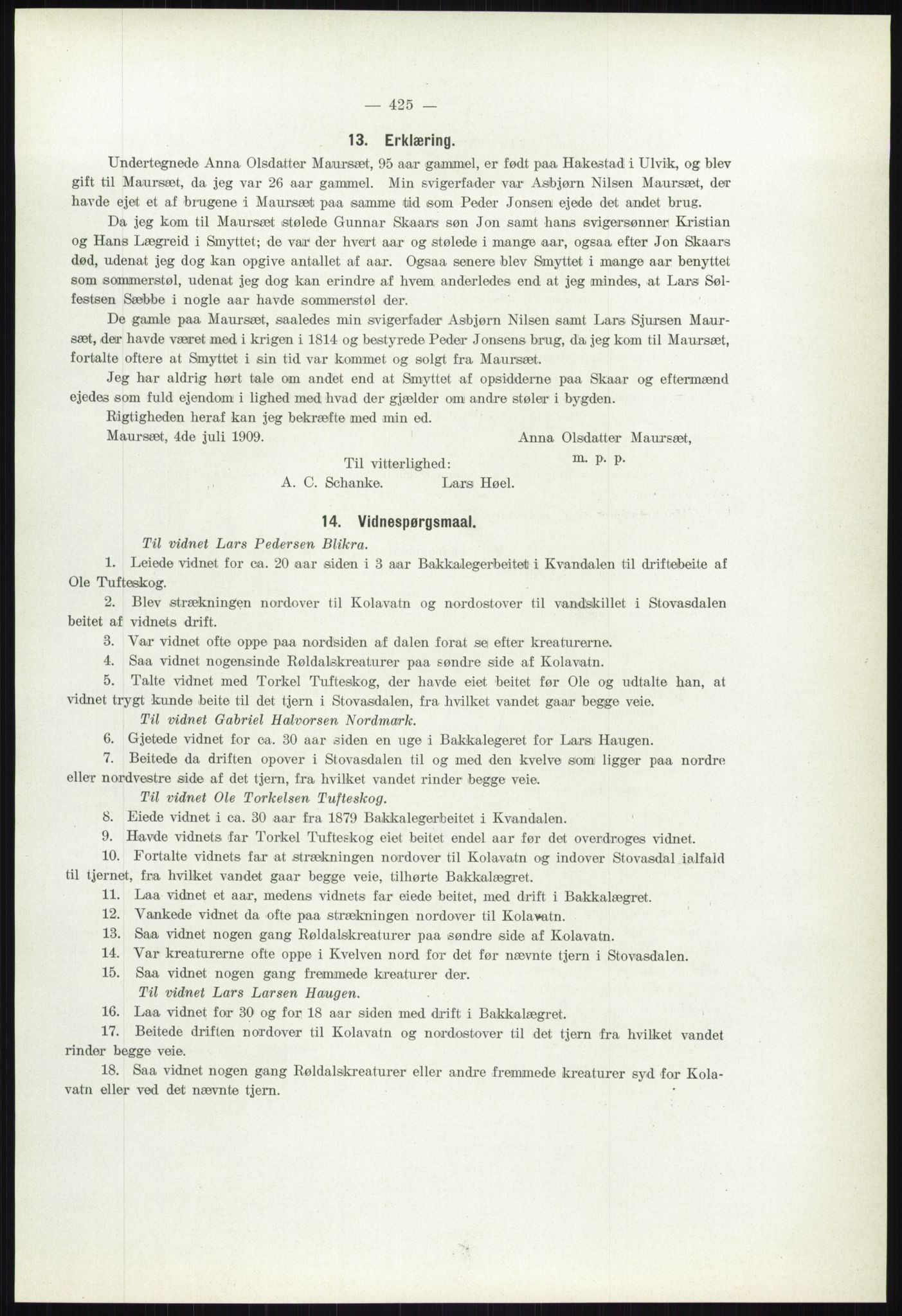 Høyfjellskommisjonen, AV/RA-S-1546/X/Xa/L0001: Nr. 1-33, 1909-1953, p. 447