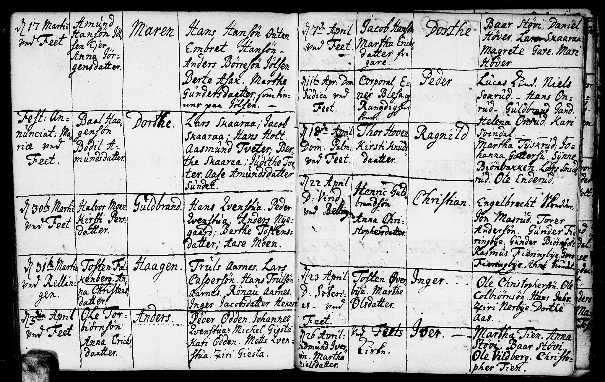 Fet prestekontor Kirkebøker, AV/SAO-A-10370a/F/Fa/L0001: Parish register (official) no. I 1, 1716-1751, p. 120