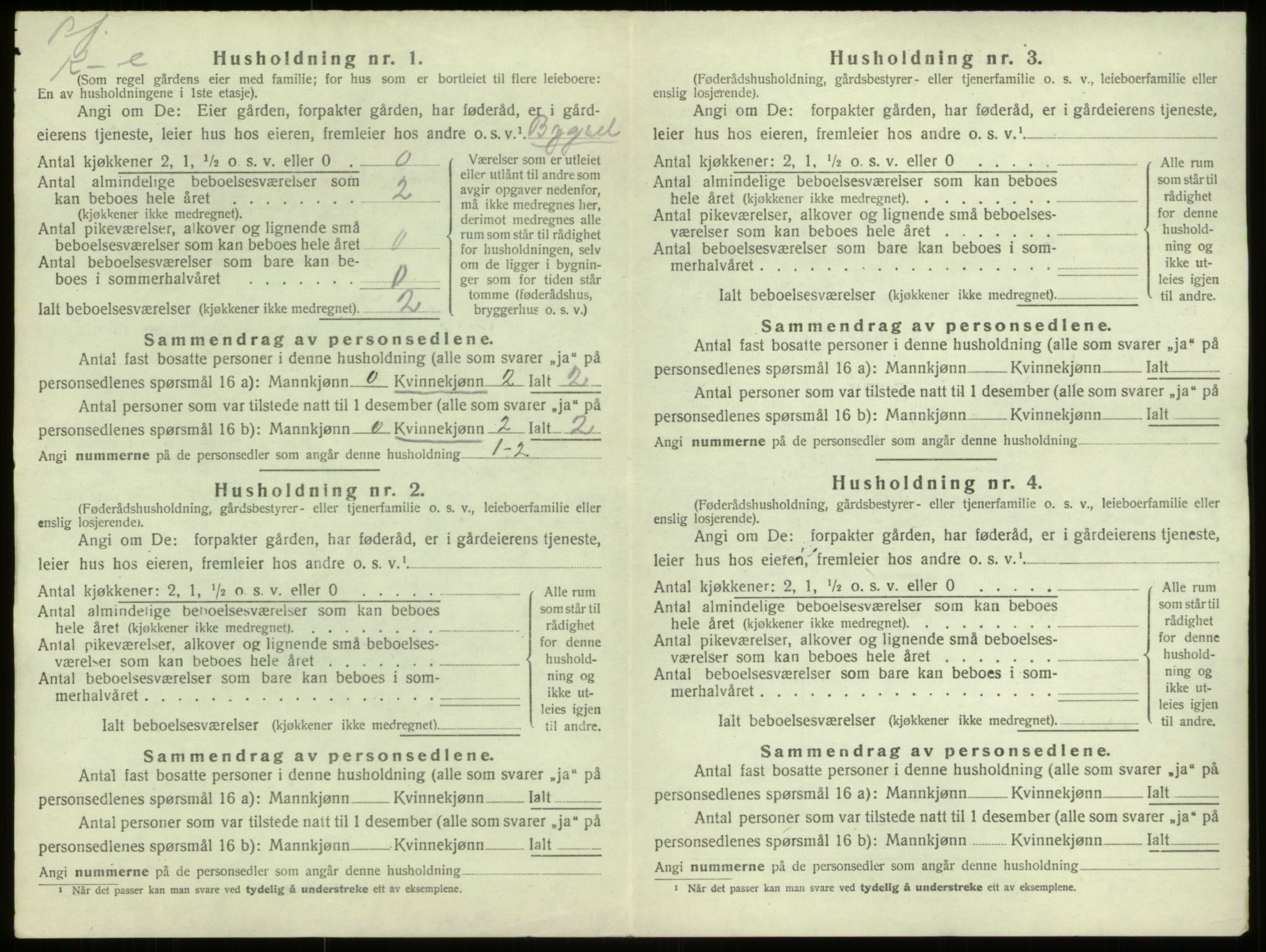 SAB, 1920 census for Davik, 1920, p. 75