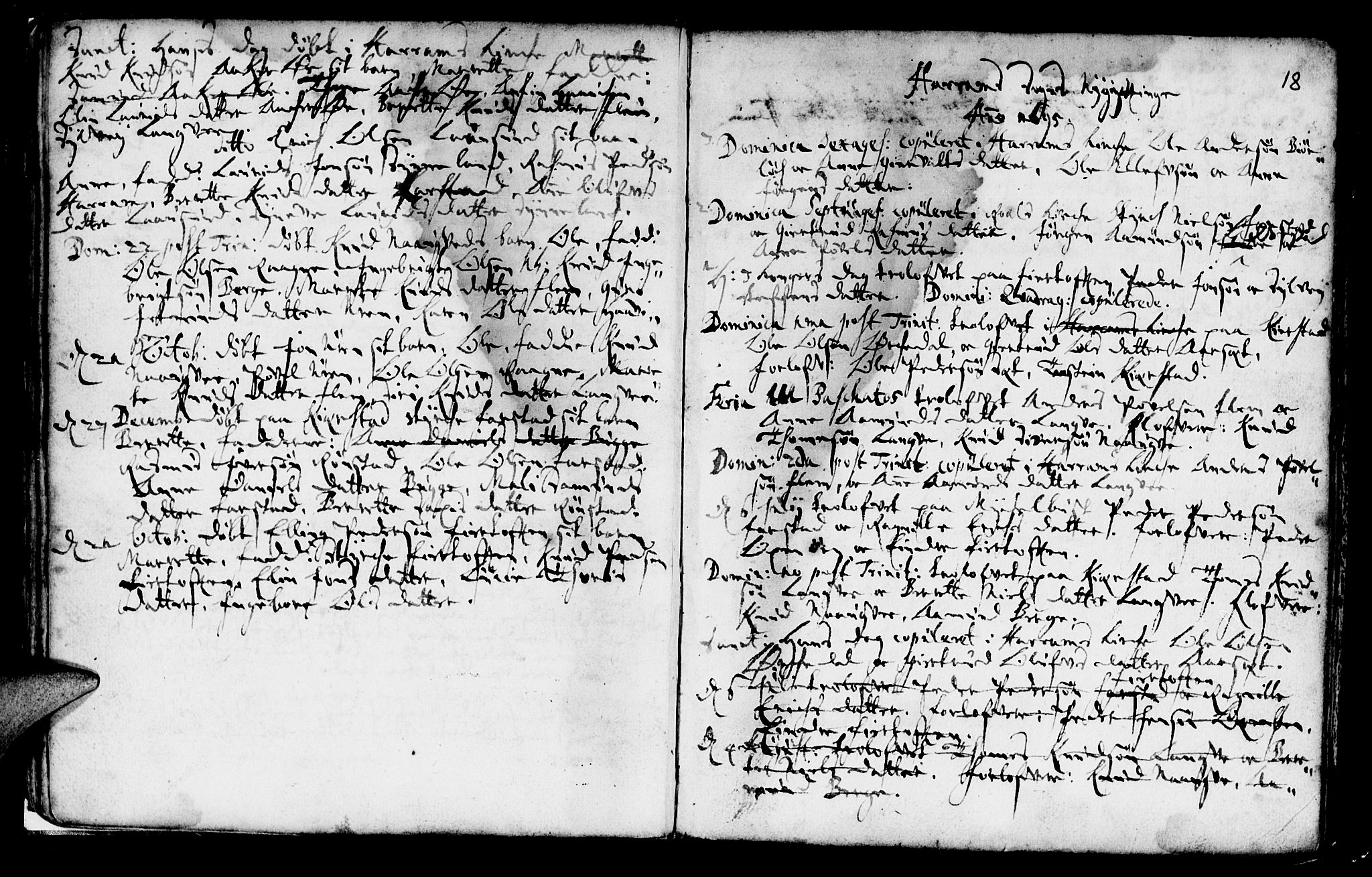 Ministerialprotokoller, klokkerbøker og fødselsregistre - Møre og Romsdal, SAT/A-1454/536/L0491: Parish register (official) no. 536A01 /1, 1689-1737, p. 18