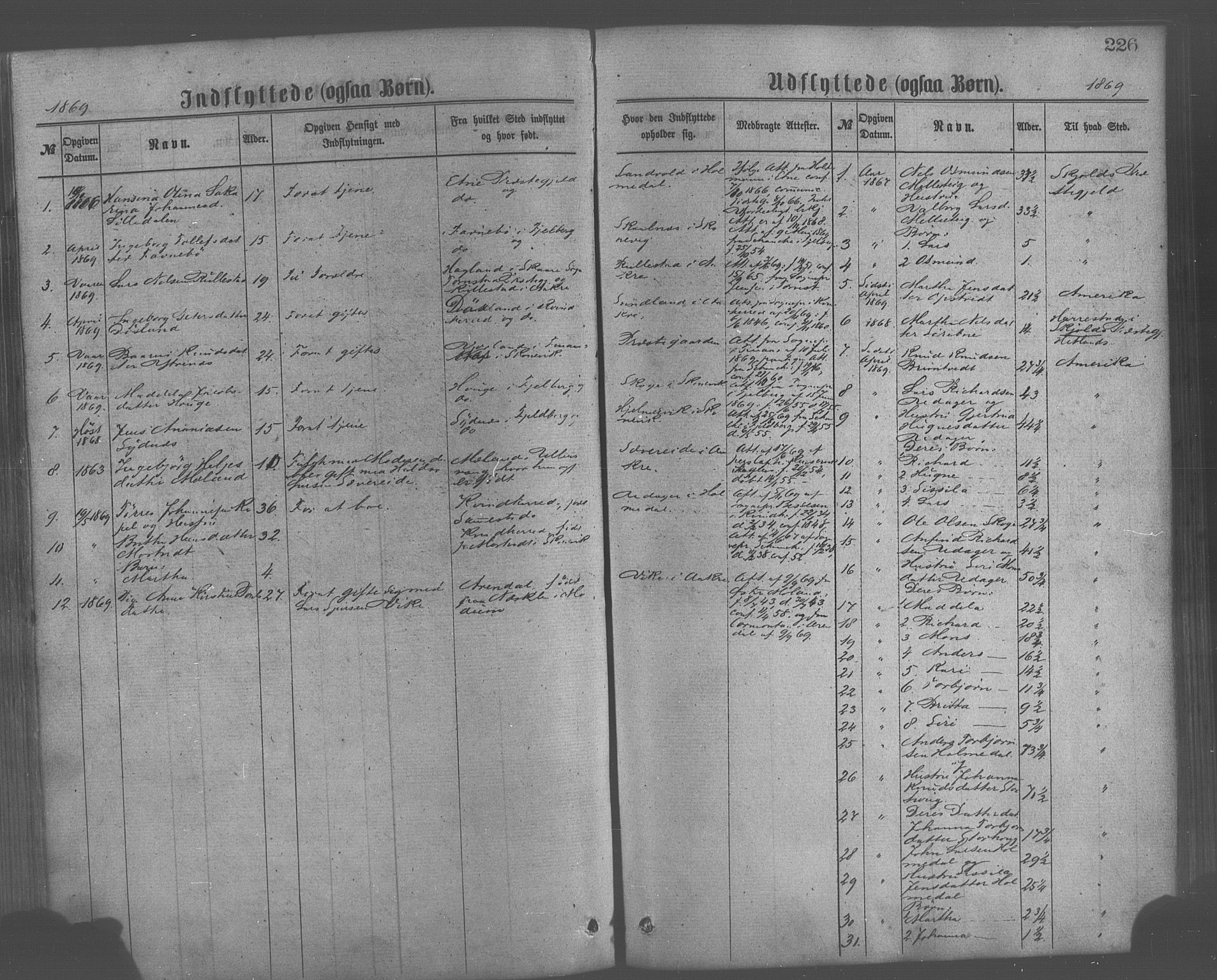 Skånevik sokneprestembete, SAB/A-77801/H/Haa: Parish register (official) no. A 6, 1869-1878, p. 226