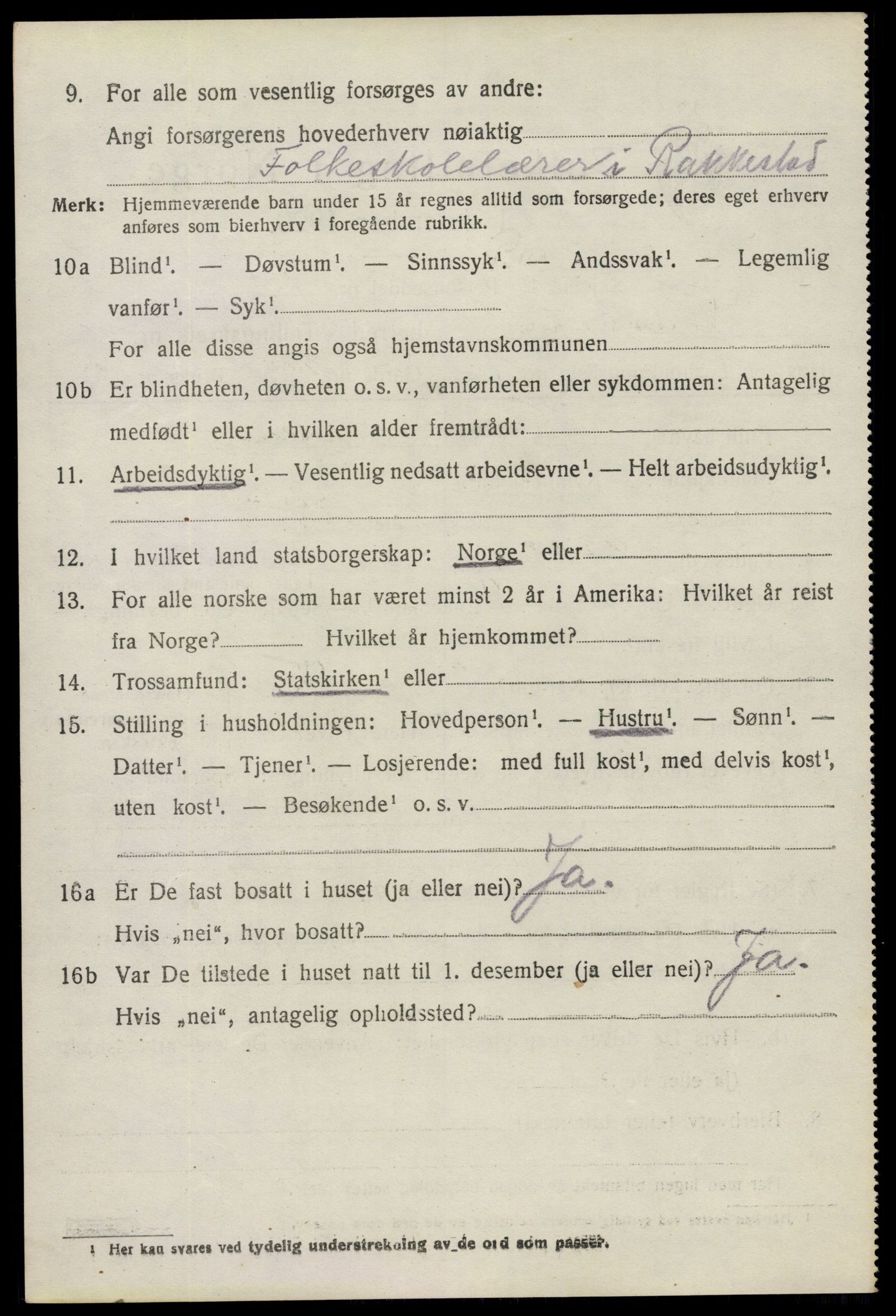 SAO, 1920 census for Rakkestad, 1920, p. 8512