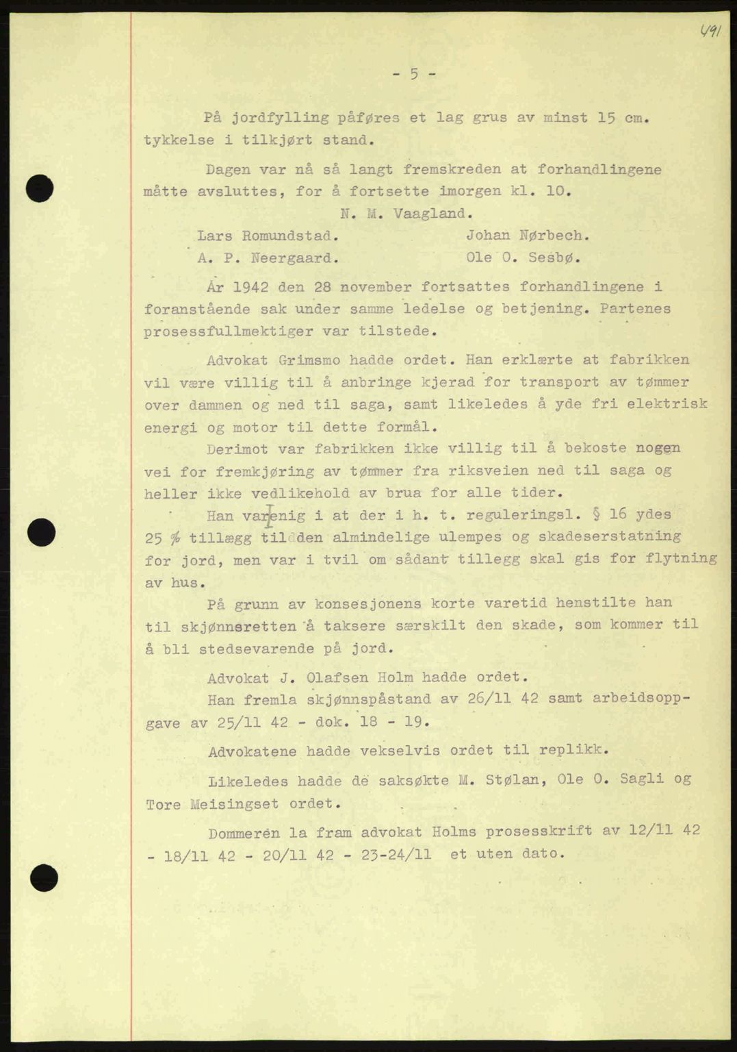 Nordmøre sorenskriveri, AV/SAT-A-4132/1/2/2Ca: Mortgage book no. B90, 1942-1943, Diary no: : 472/1943