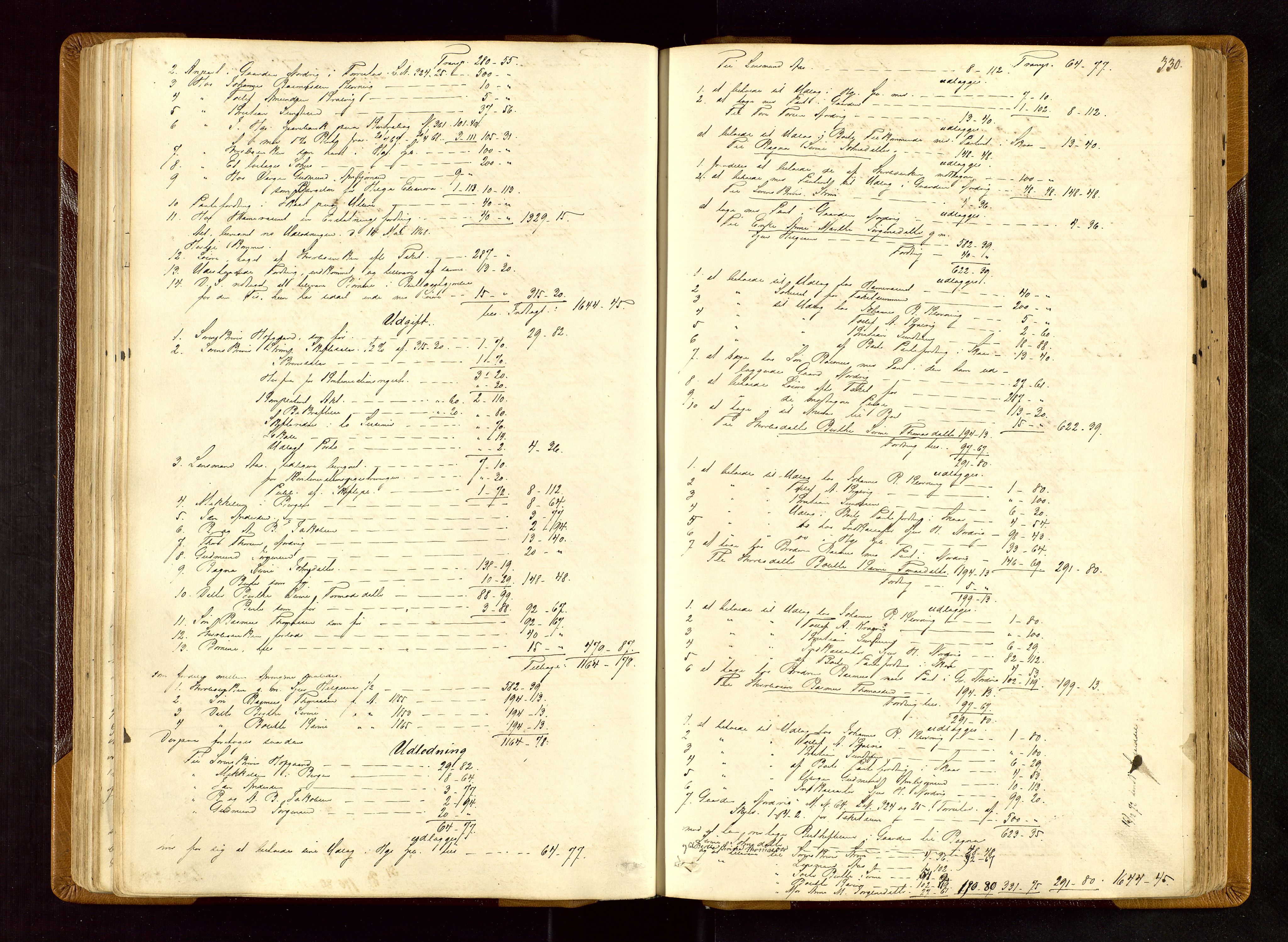 Karmsund sorenskriveri, AV/SAST-A-100311/01/IV/IVDBA/L0004: SKIFTEPROTOKOLL TORVESTAD, TYSVÆR, 1868-1877, p. 329b-330a