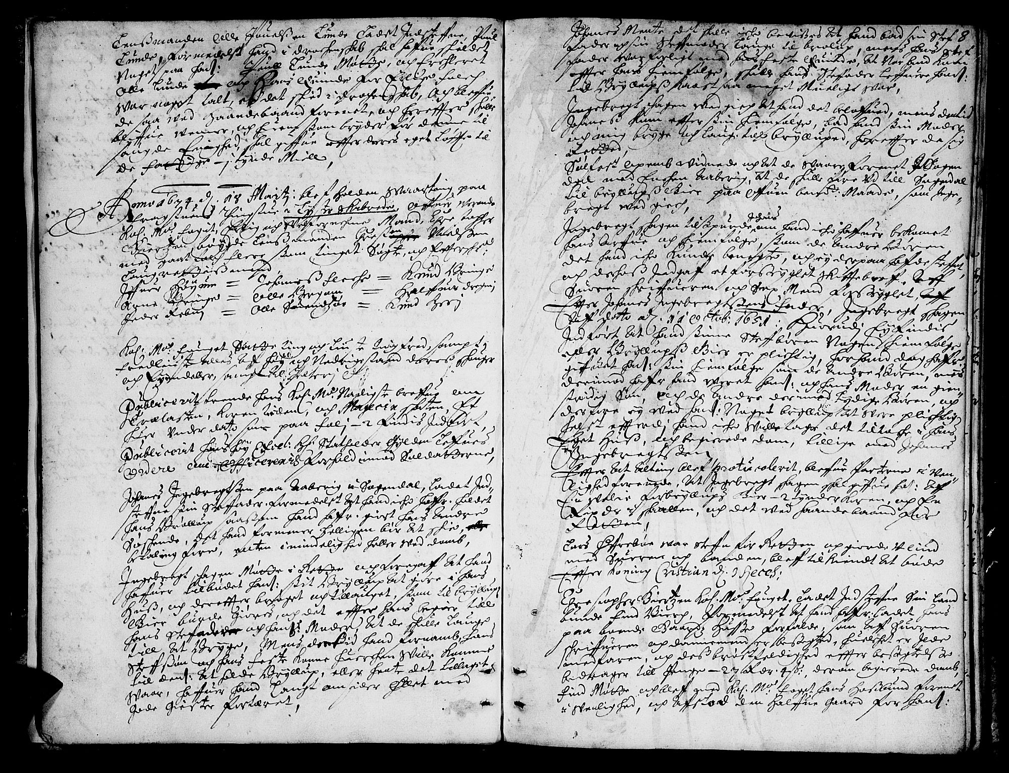 Indre Sogn tingrett, AV/SAB-A-3301/1/F/Fa/L0009: Tingbok 9, 1674-1675, p. 7b-8a