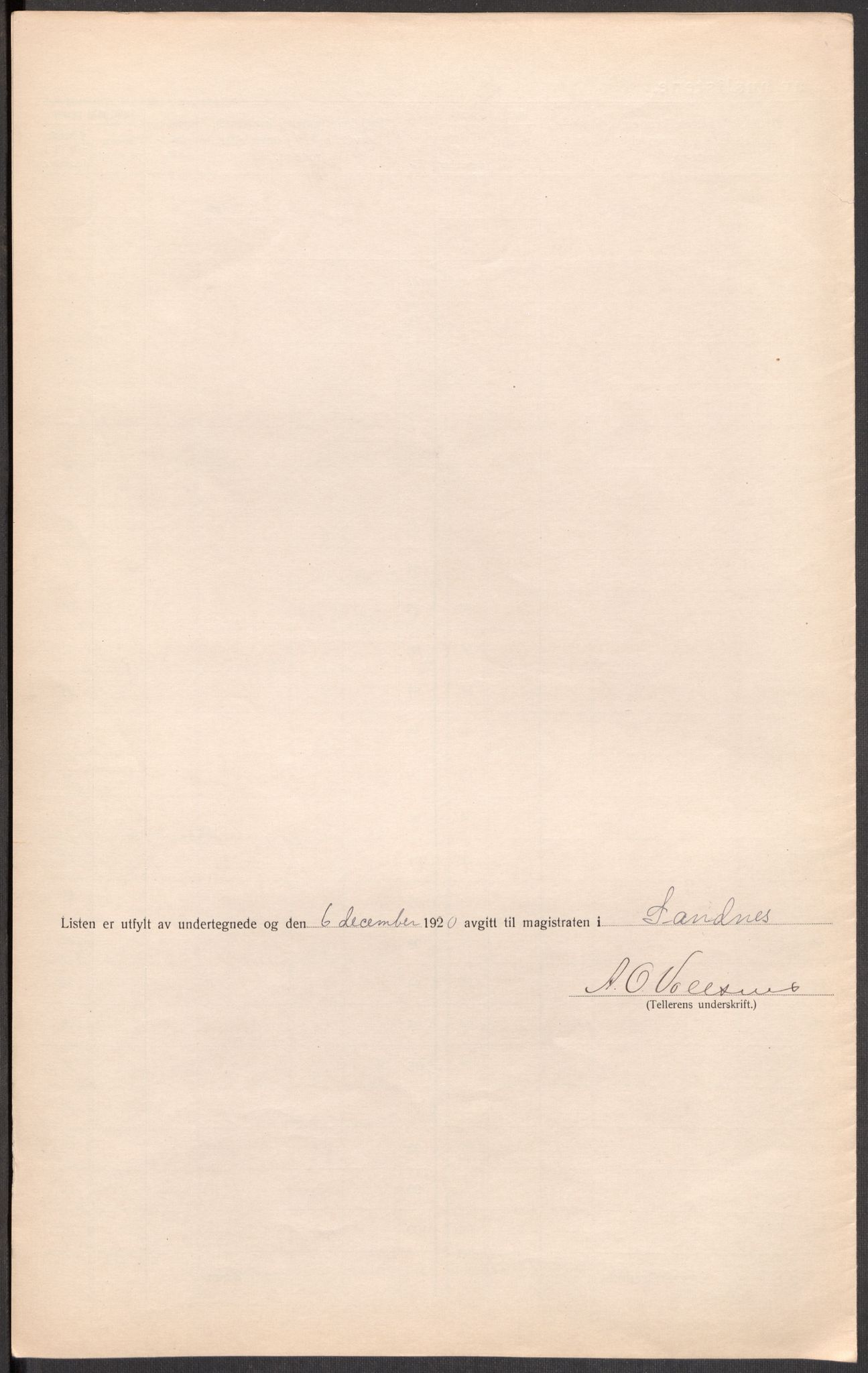 SAST, 1920 census for Sandnes, 1920, p. 26