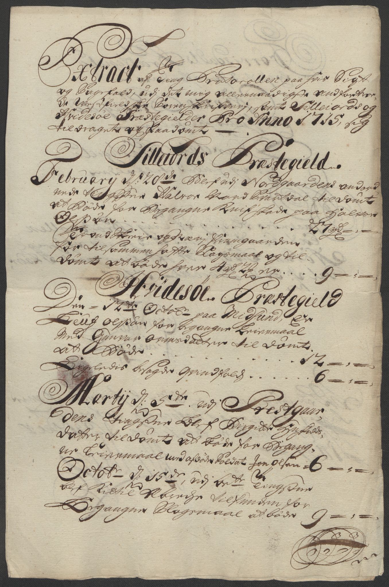 Rentekammeret inntil 1814, Reviderte regnskaper, Fogderegnskap, AV/RA-EA-4092/R36/L2127: Fogderegnskap Øvre og Nedre Telemark og Bamble, 1715, p. 233