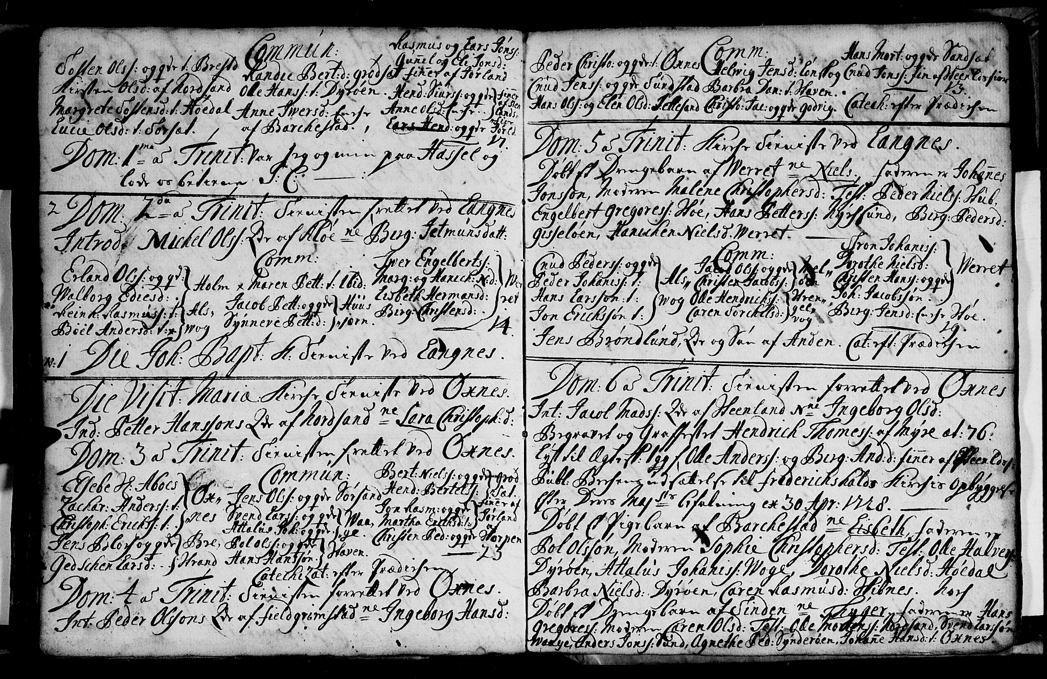 Ministerialprotokoller, klokkerbøker og fødselsregistre - Nordland, SAT/A-1459/893/L1328: Parish register (official) no. 893A01, 1718-1749