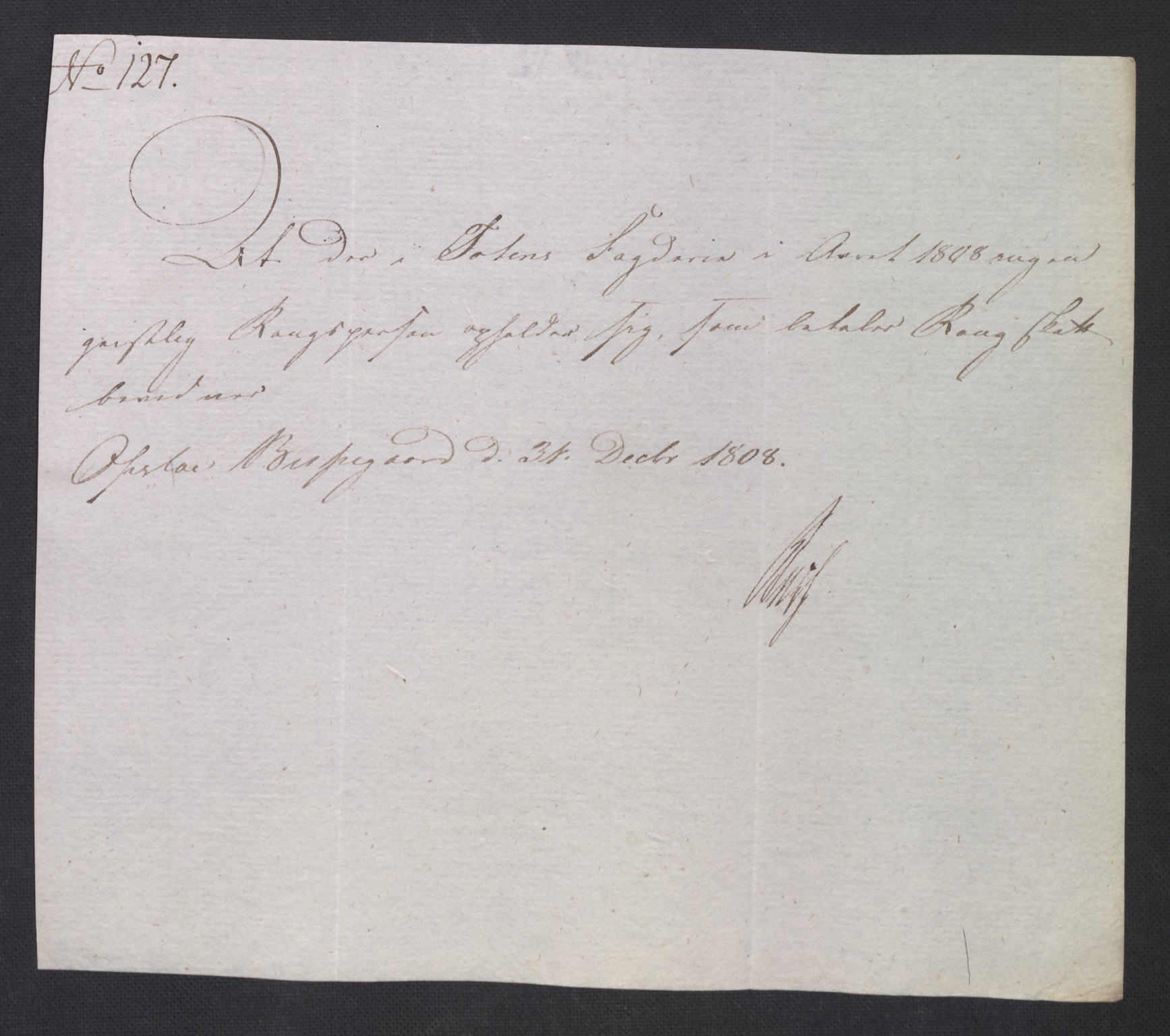 Rentekammeret inntil 1814, Reviderte regnskaper, Fogderegnskap, AV/RA-EA-4092/R19/L1396: Fogderegnskap Toten, Hadeland og Vardal, 1808, p. 487