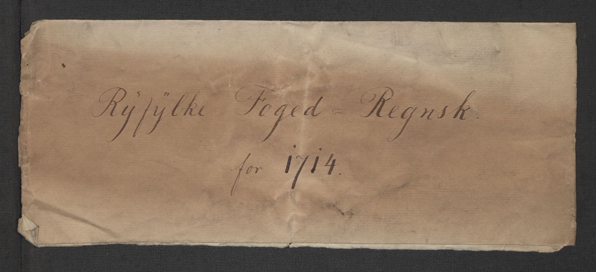 Rentekammeret inntil 1814, Reviderte regnskaper, Fogderegnskap, AV/RA-EA-4092/R47/L2867: Fogderegnskap Ryfylke, 1714, p. 3