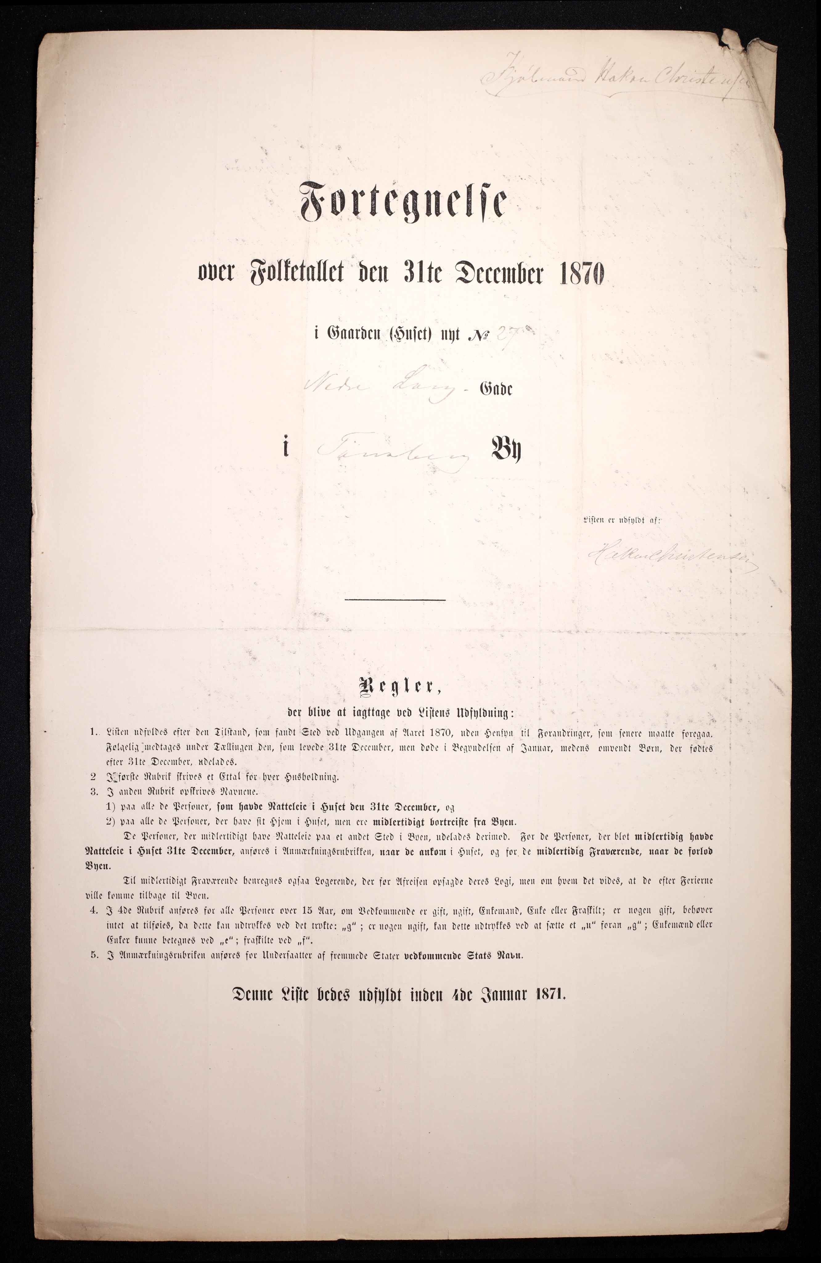 RA, 1870 census for 0705 Tønsberg, 1870, p. 74