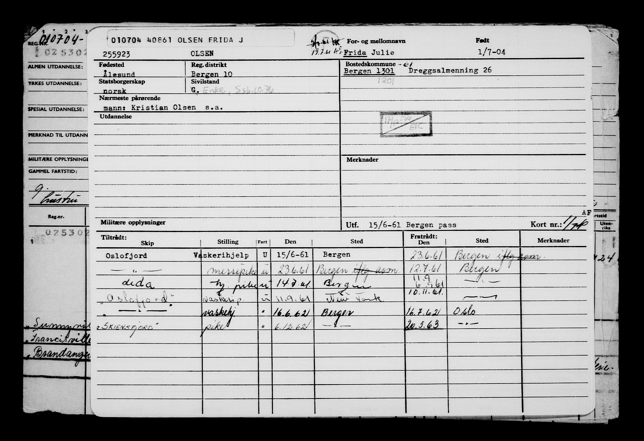 Direktoratet for sjømenn, AV/RA-S-3545/G/Gb/L0054: Hovedkort, 1904, p. 314