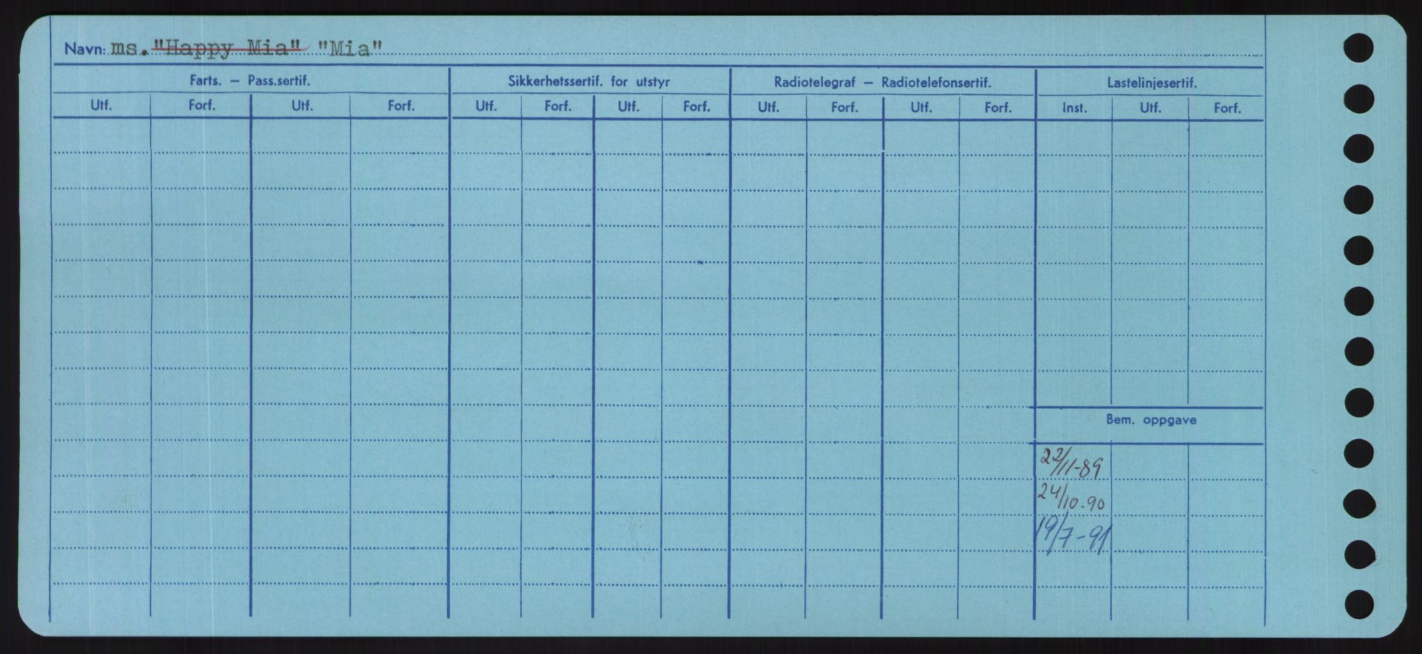 Sjøfartsdirektoratet med forløpere, Skipsmålingen, RA/S-1627/H/Hd/L0024: Fartøy, M-Mim, p. 546