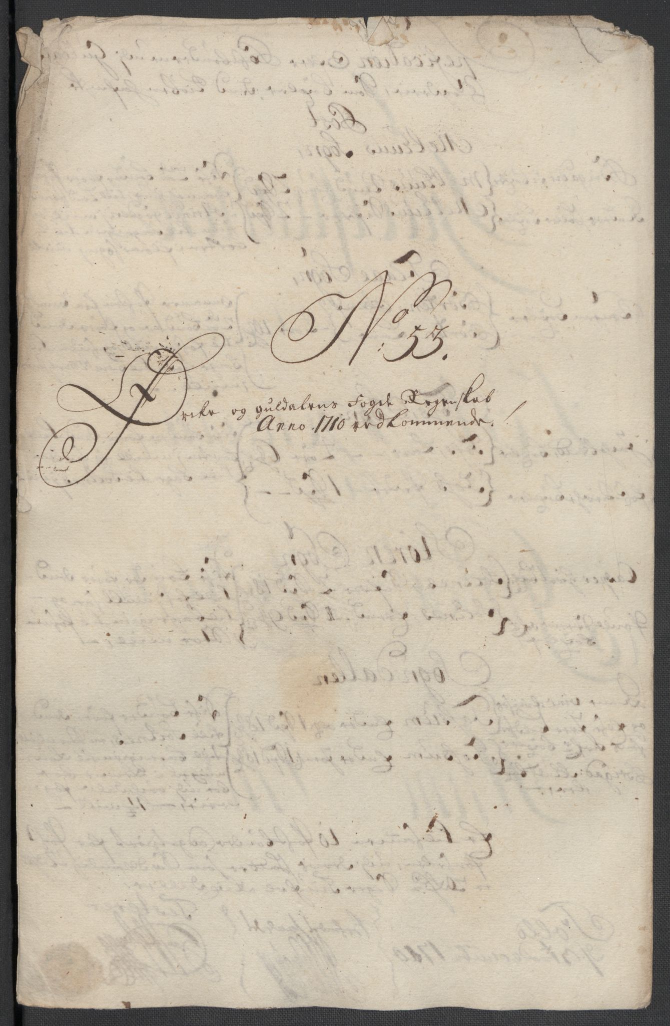 Rentekammeret inntil 1814, Reviderte regnskaper, Fogderegnskap, RA/EA-4092/R60/L3960: Fogderegnskap Orkdal og Gauldal, 1710, p. 409