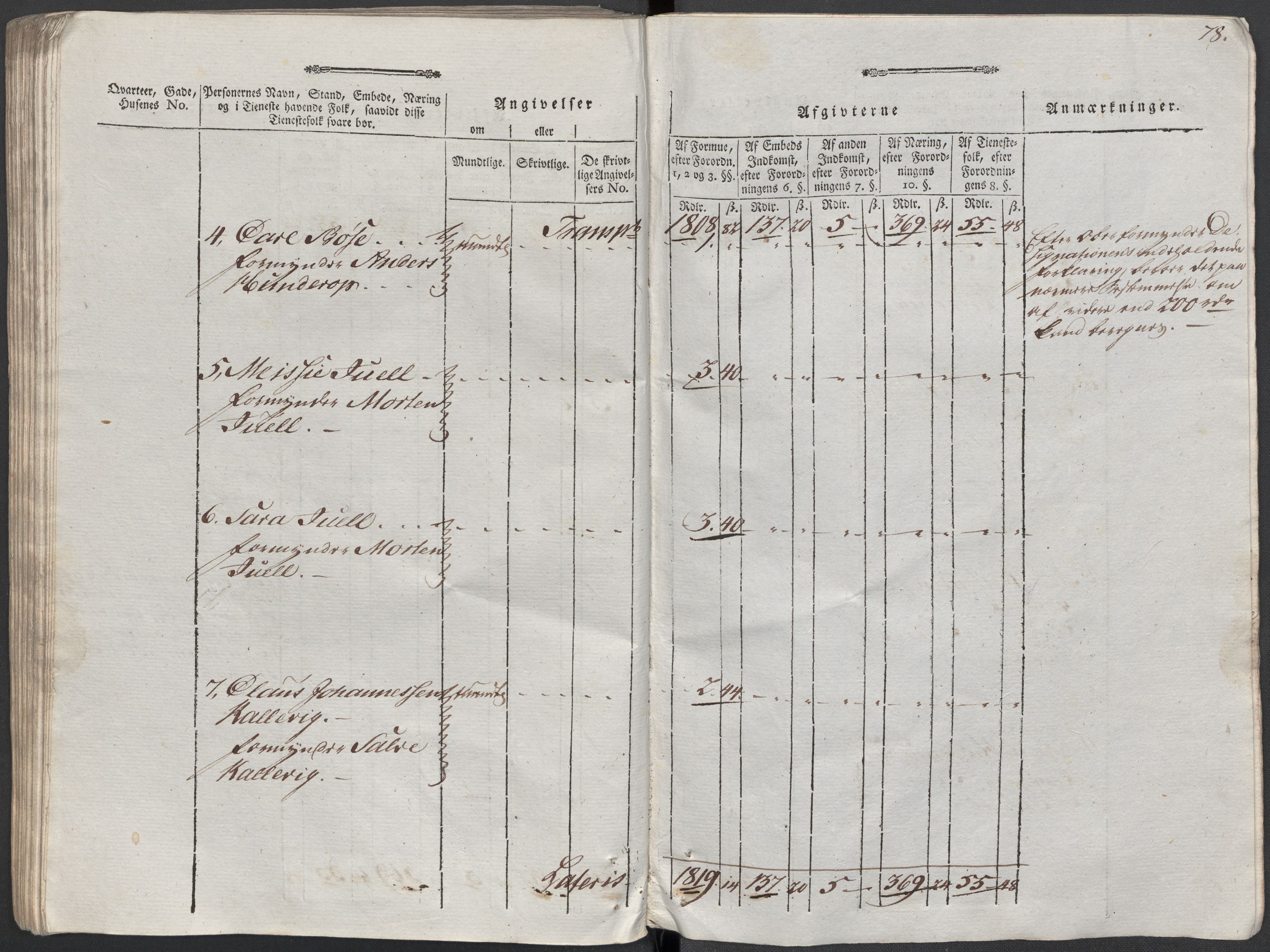 Rentekammeret inntil 1814, Reviderte regnskaper, Mindre regnskaper, AV/RA-EA-4068/Rf/Rfe/L0002: Arendal. Bergen, 1789, p. 419