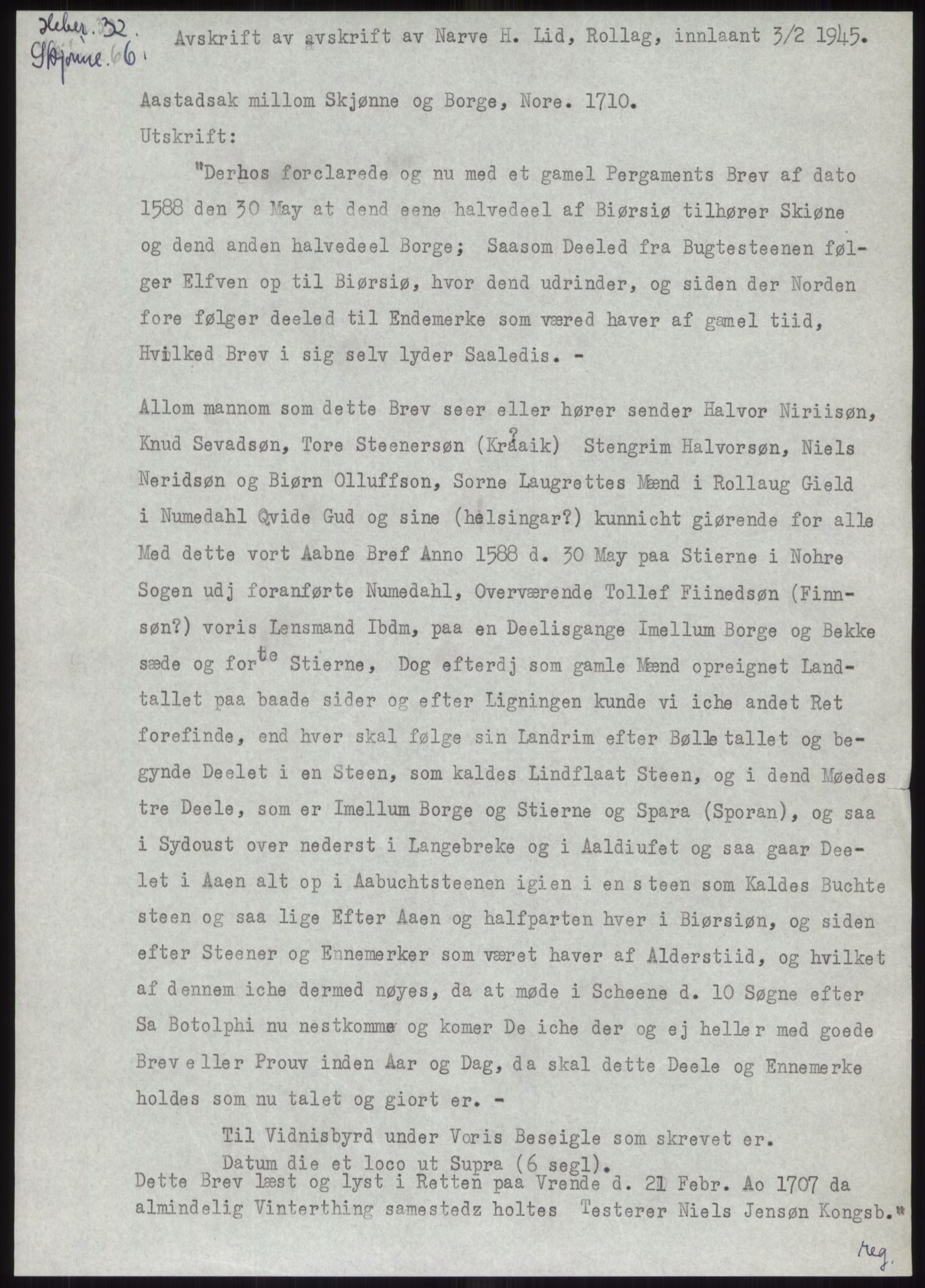 Samlinger til kildeutgivelse, Diplomavskriftsamlingen, RA/EA-4053/H/Ha, p. 663