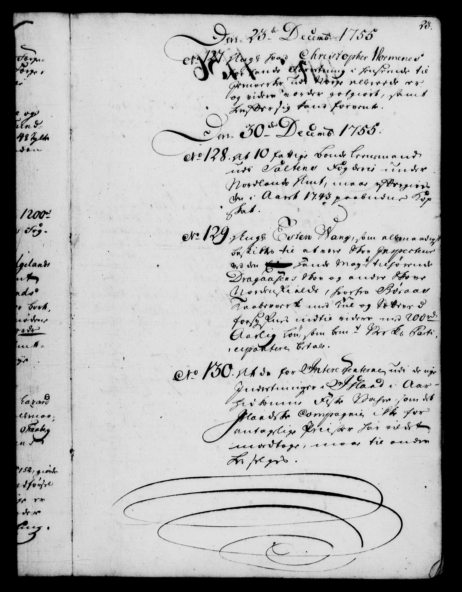 Rentekammeret, Kammerkanselliet, RA/EA-3111/G/Gf/Gfb/L0006: Register til norske relasjons- og resolusjonsprotokoller (merket RK 52.101), 1755-1765, p. 23