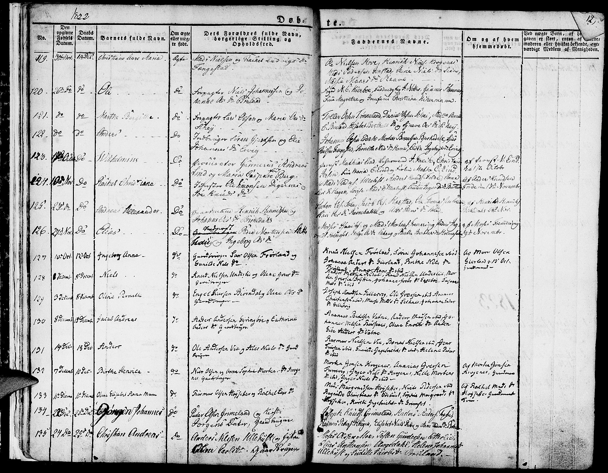 Førde sokneprestembete, AV/SAB-A-79901/H/Haa/Haaa/L0006: Parish register (official) no. A 6, 1821-1842, p. 11