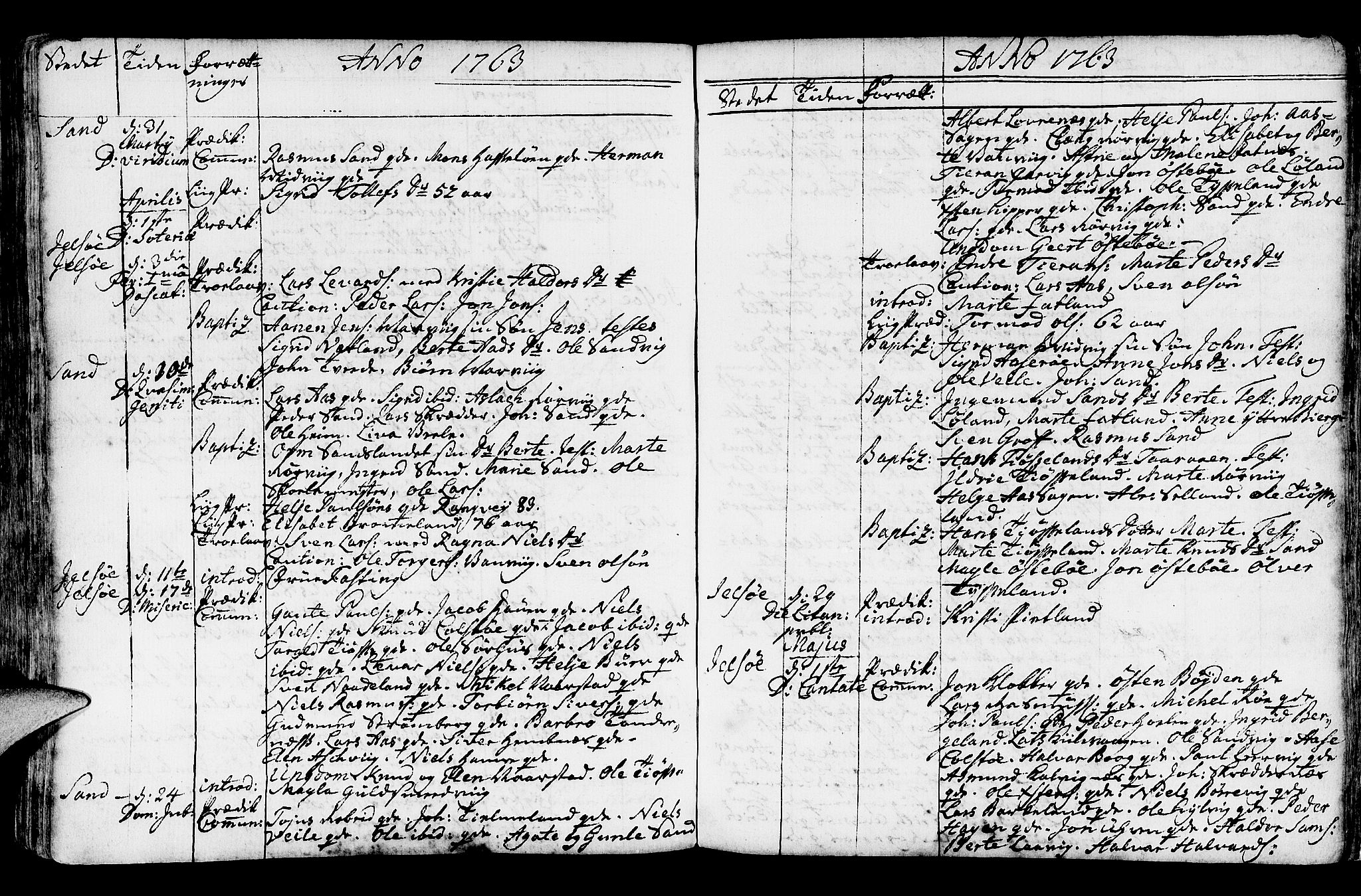 Jelsa sokneprestkontor, AV/SAST-A-101842/01/IV: Parish register (official) no. A 2, 1753-1767