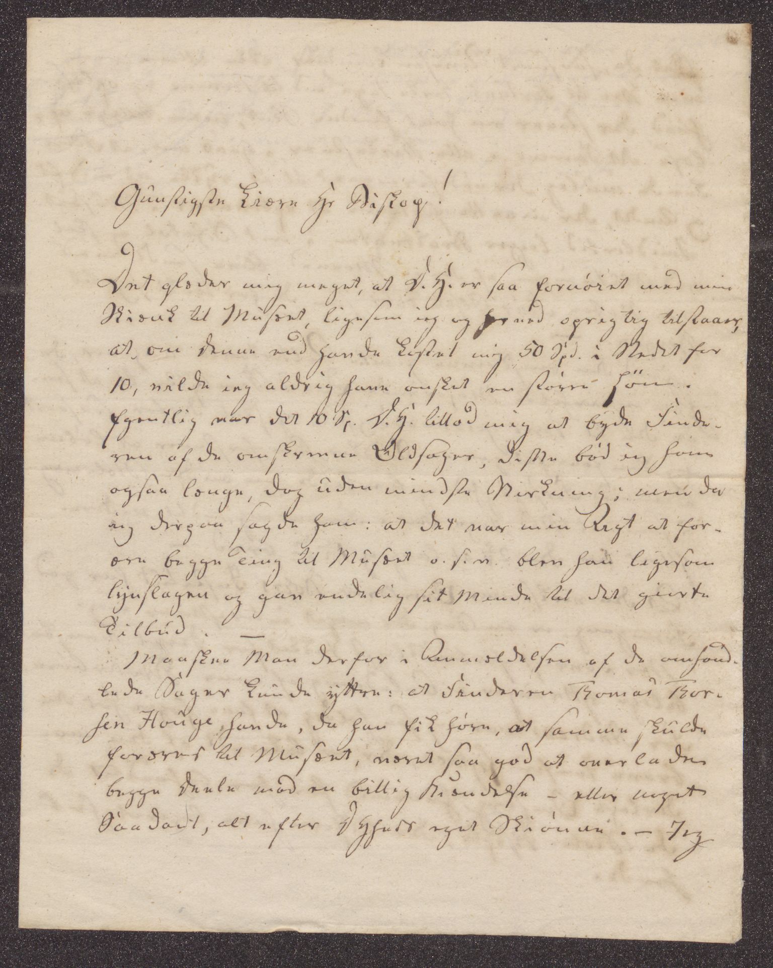 Bergens Museum, UMB/A007/D/Da/L0001/0003: Brevsamling 1822 - 1826 / Brevsamling 1826, 1826