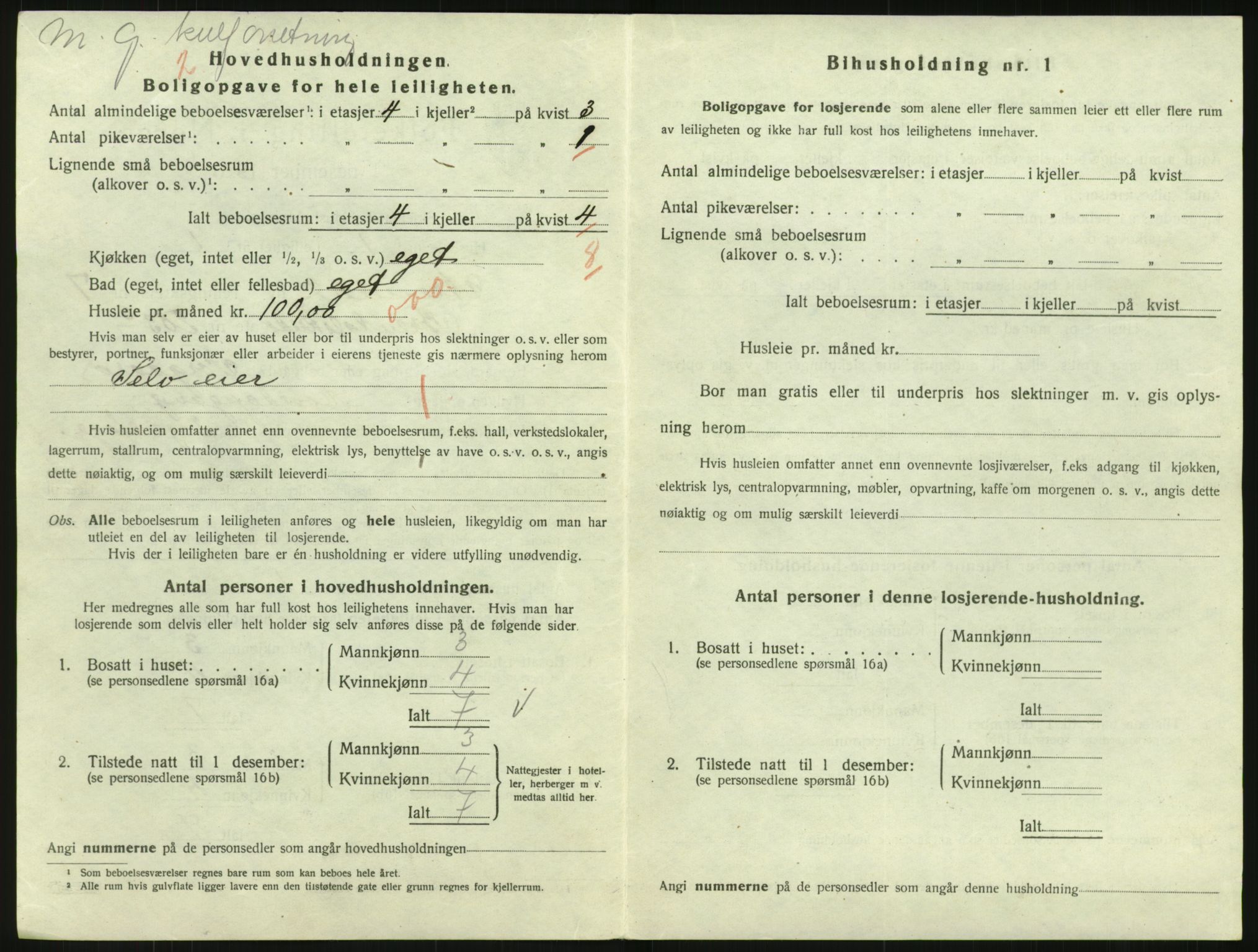 SAK, 1920 census for Arendal, 1920, p. 5397