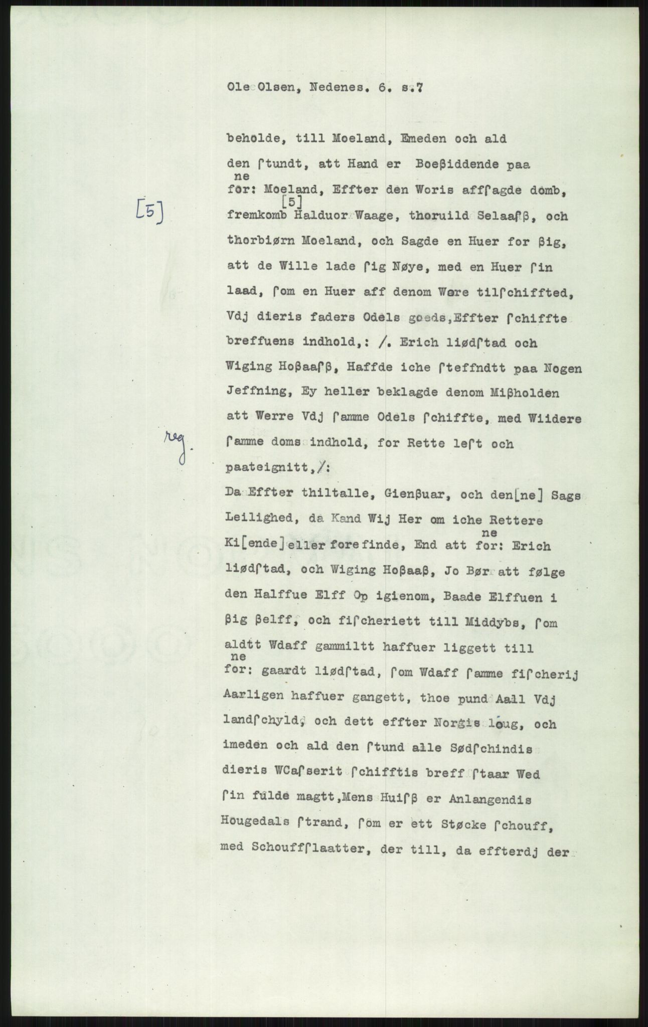 Samlinger til kildeutgivelse, Diplomavskriftsamlingen, AV/RA-EA-4053/H/Ha, p. 2966