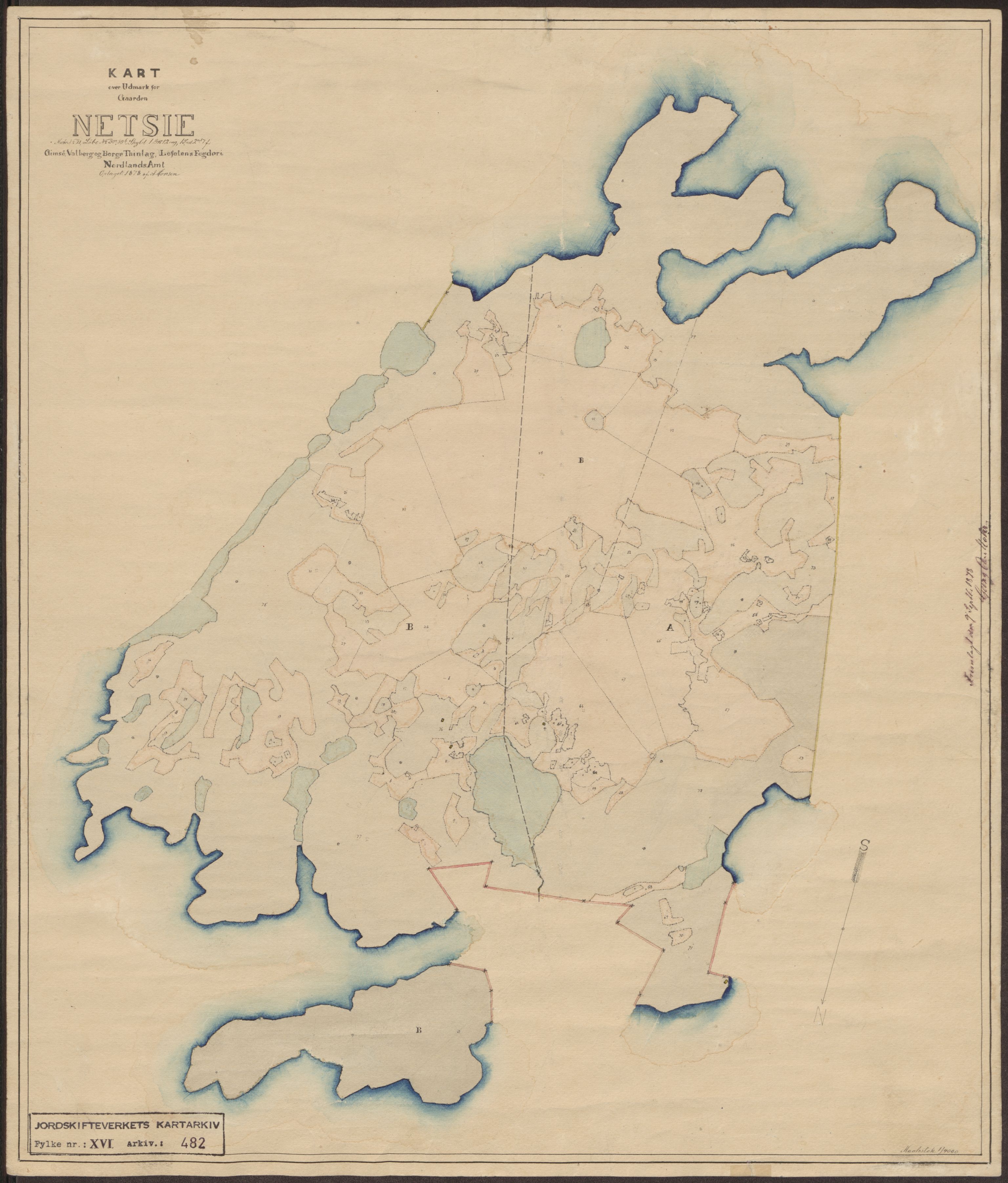Jordskifteverkets kartarkiv, RA/S-3929/T, 1859-1988, p. 604