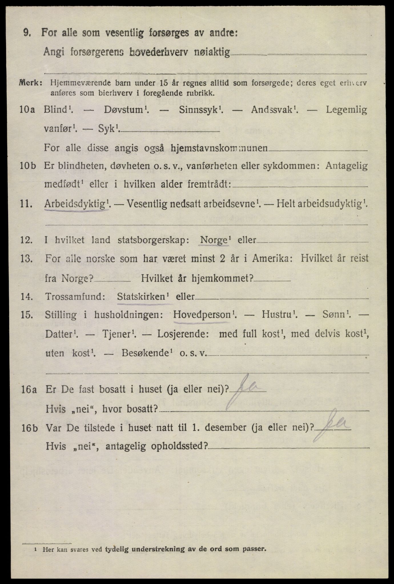 SAKO, 1920 census for Sem, 1920, p. 12932