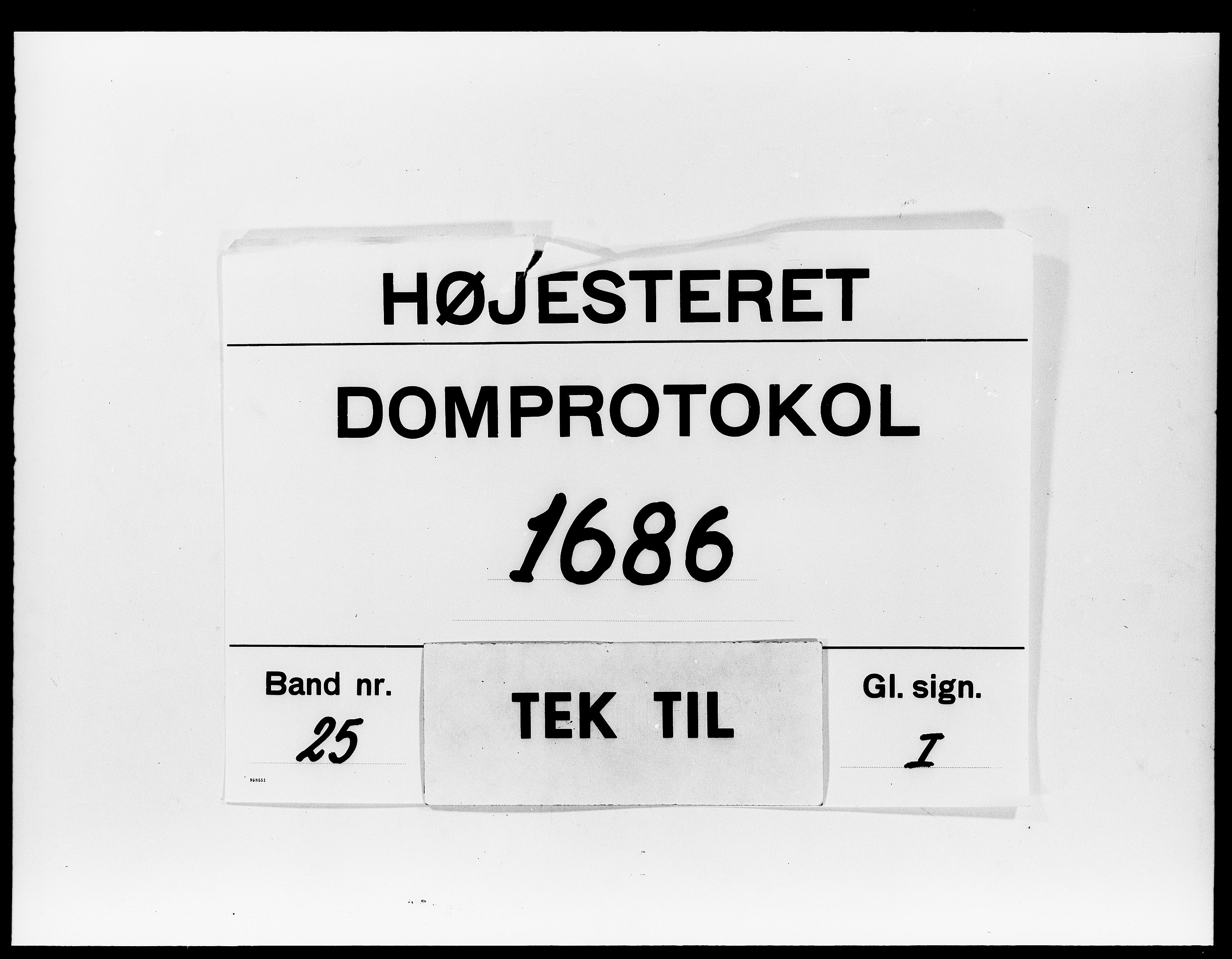 Højesteret, DRA/A-0009, 1686