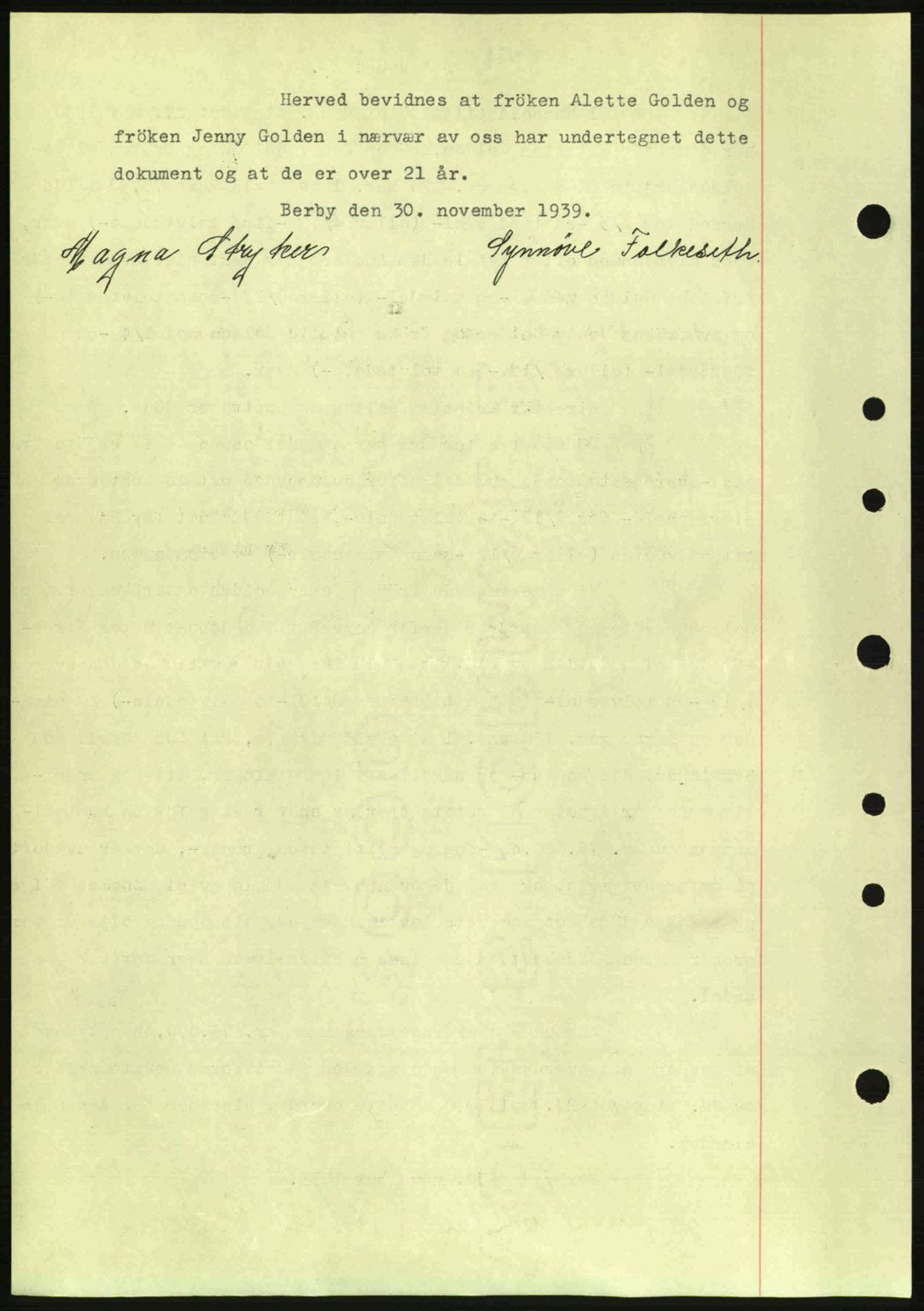 Idd og Marker sorenskriveri, AV/SAO-A-10283/G/Gb/Gbb/L0003: Mortgage book no. A3, 1938-1939, Diary no: : 1554/1939