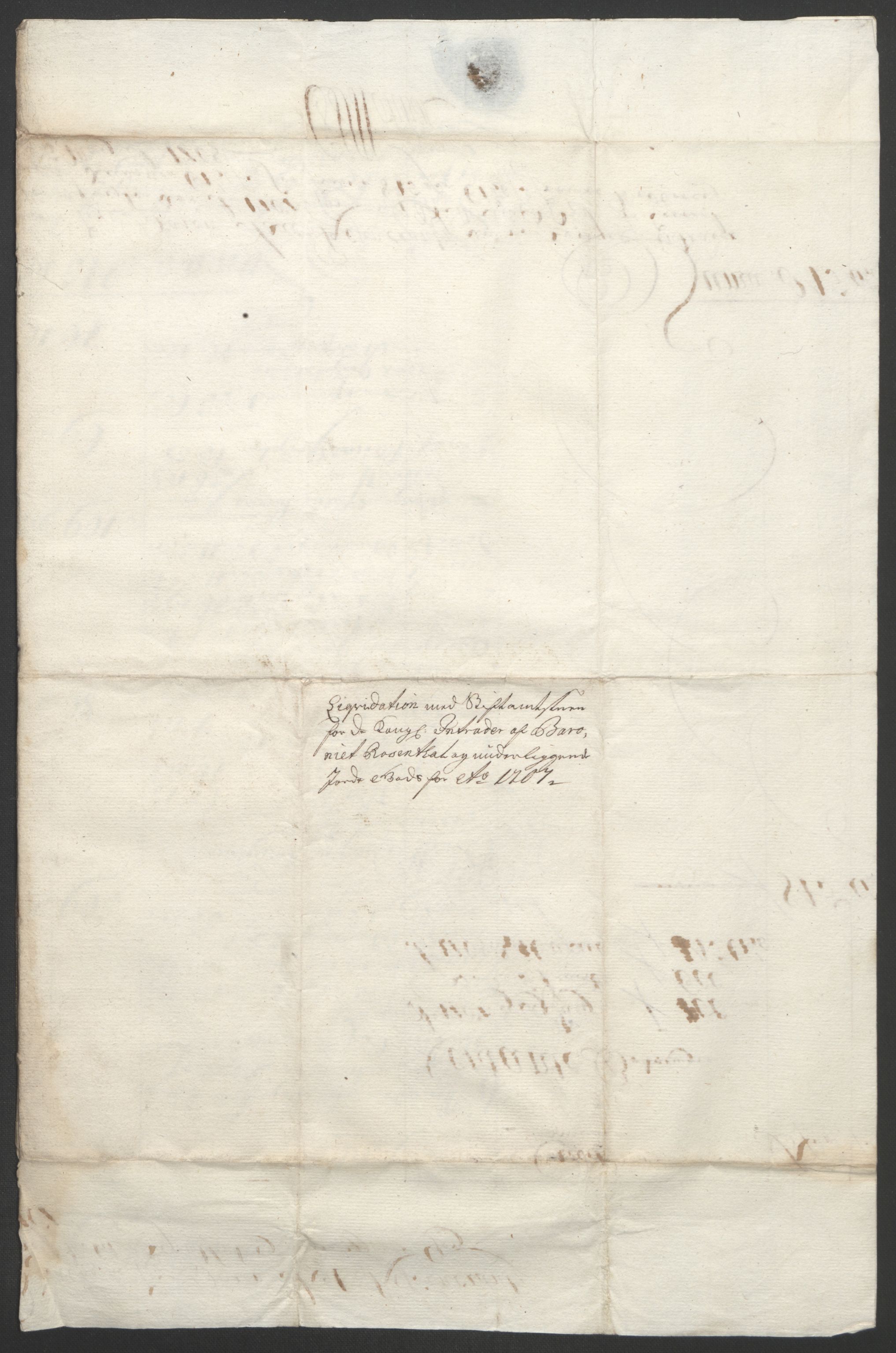 Rentekammeret inntil 1814, Reviderte regnskaper, Fogderegnskap, RA/EA-4092/R49/L3138: Fogderegnskap Rosendal Baroni, 1691-1714, p. 202