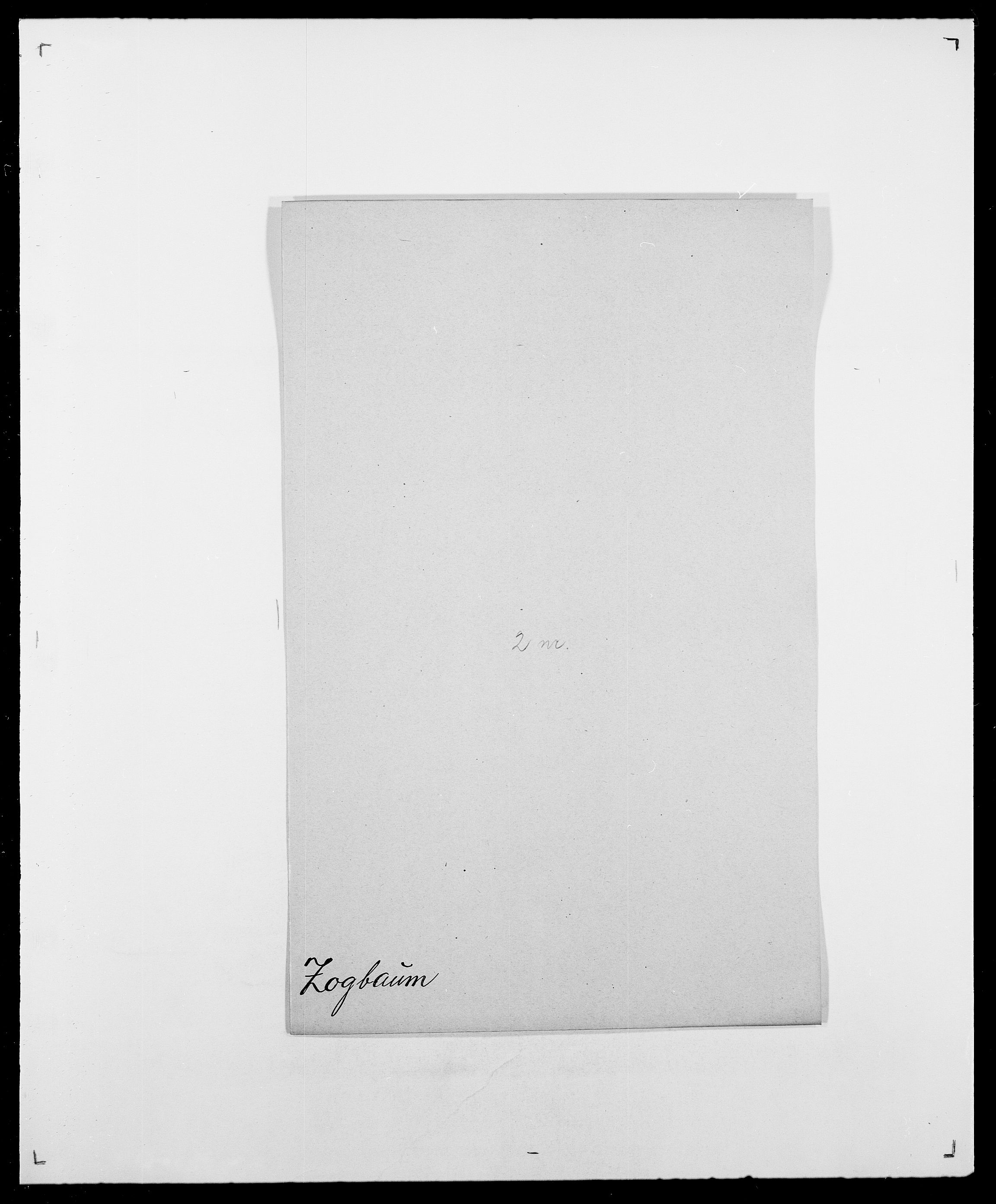 Delgobe, Charles Antoine - samling, SAO/PAO-0038/D/Da/L0043: Wulfsberg - v. Zanten, p. 206