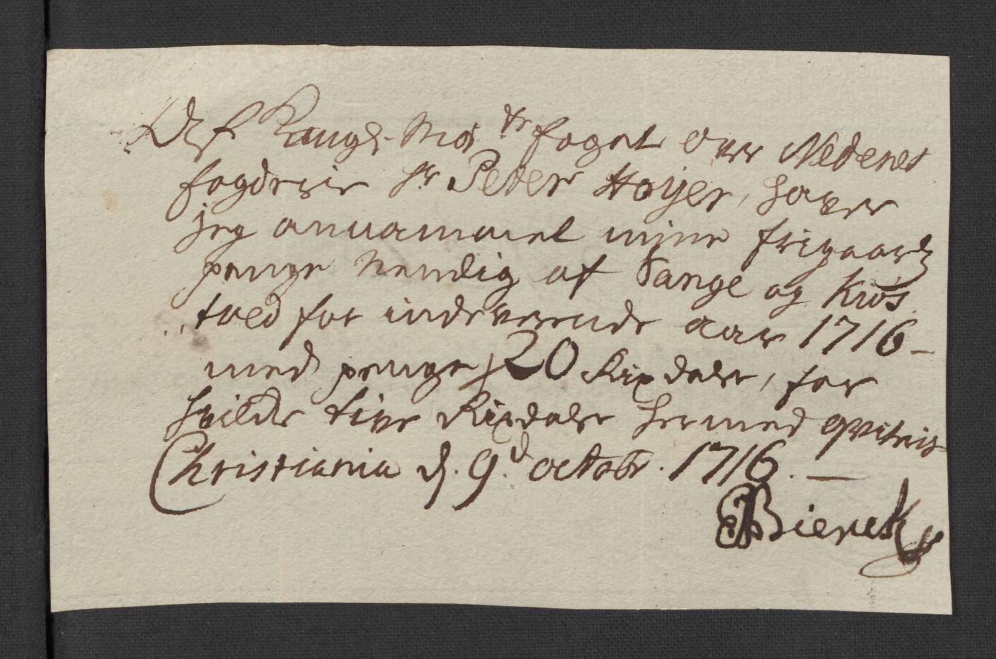 Rentekammeret inntil 1814, Reviderte regnskaper, Fogderegnskap, AV/RA-EA-4092/R39/L2325: Fogderegnskap Nedenes, 1716, p. 278
