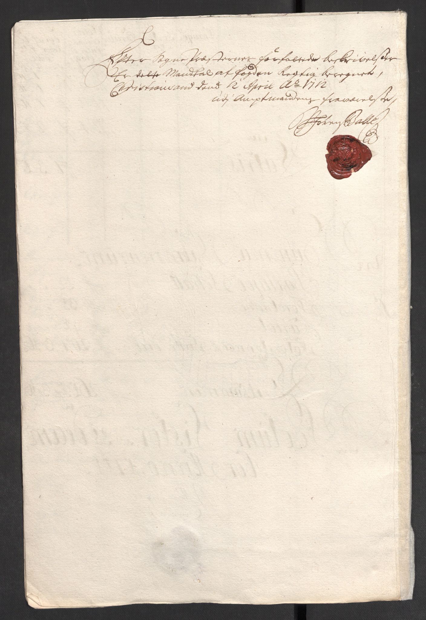Rentekammeret inntil 1814, Reviderte regnskaper, Fogderegnskap, RA/EA-4092/R43/L2554: Fogderegnskap Lista og Mandal, 1711, p. 457