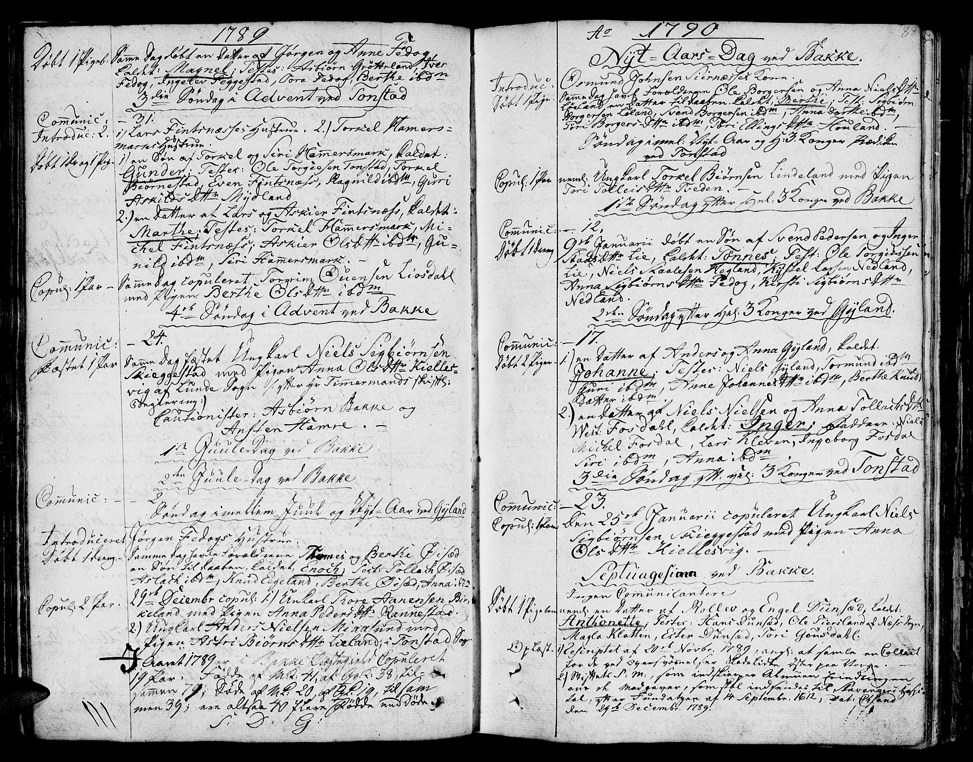 Bakke sokneprestkontor, SAK/1111-0002/F/Fa/Faa/L0002: Parish register (official) no. A 2, 1780-1816, p. 88