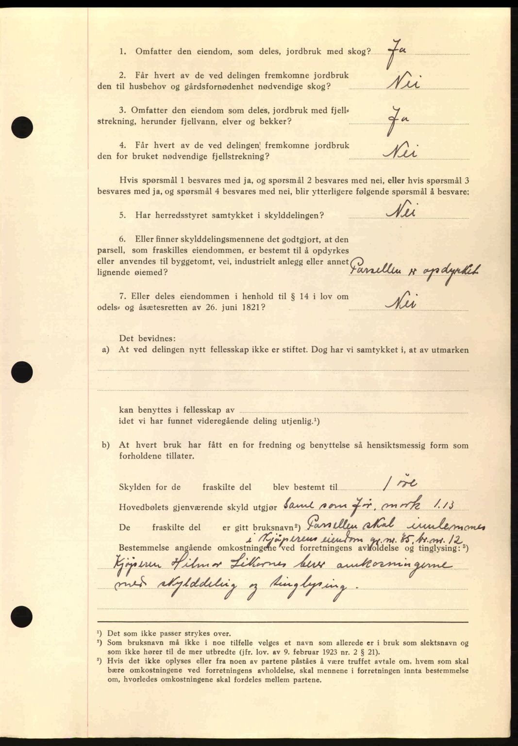 Romsdal sorenskriveri, AV/SAT-A-4149/1/2/2C: Mortgage book no. A11, 1941-1942, Diary no: : 2437/1941